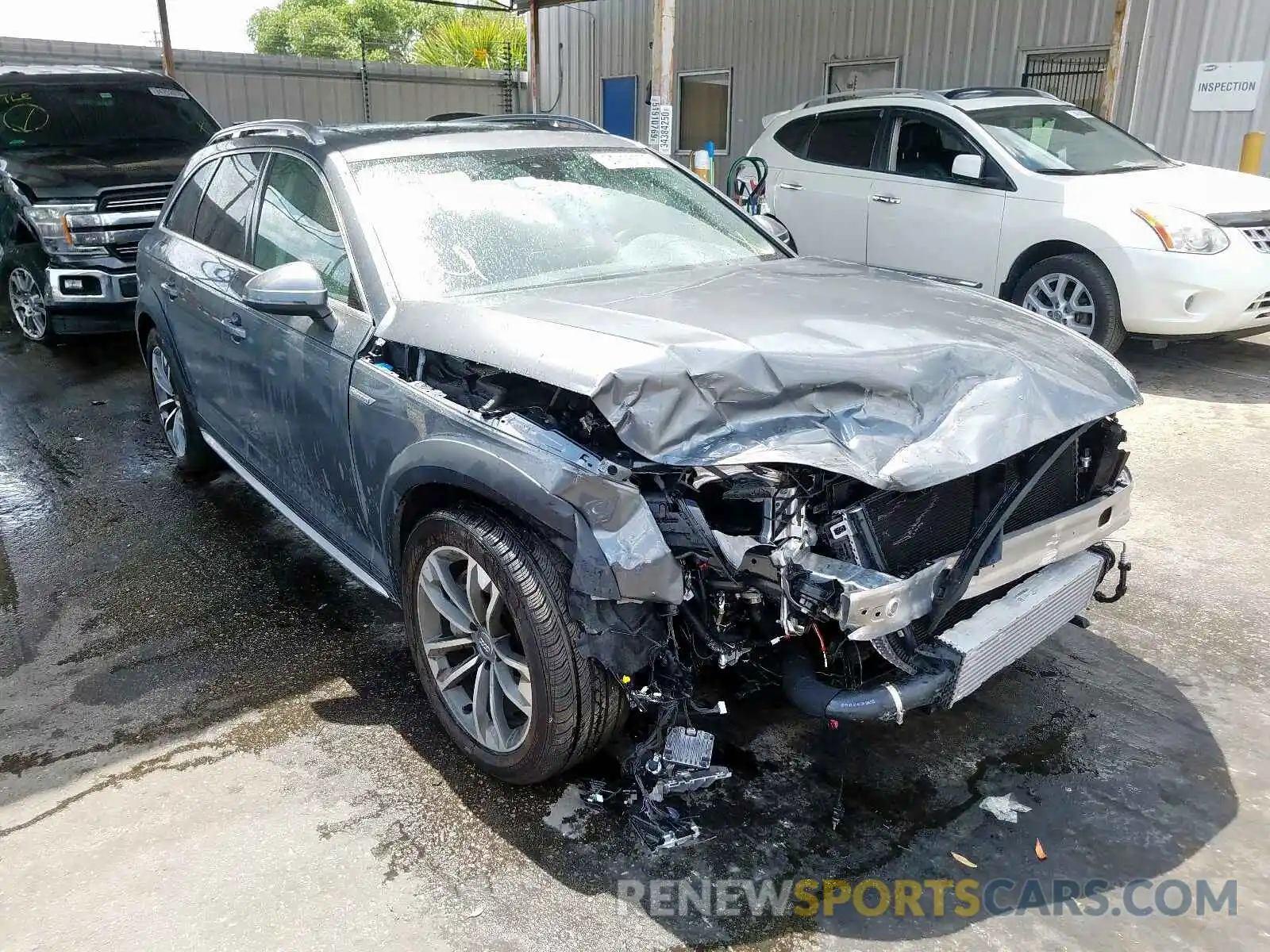 1 Photograph of a damaged car WA18NAF49KA114235 AUDI A4 2019