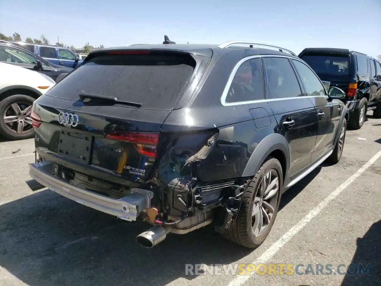 4 Photograph of a damaged car WA18NAF4XKA003841 AUDI A4 2019