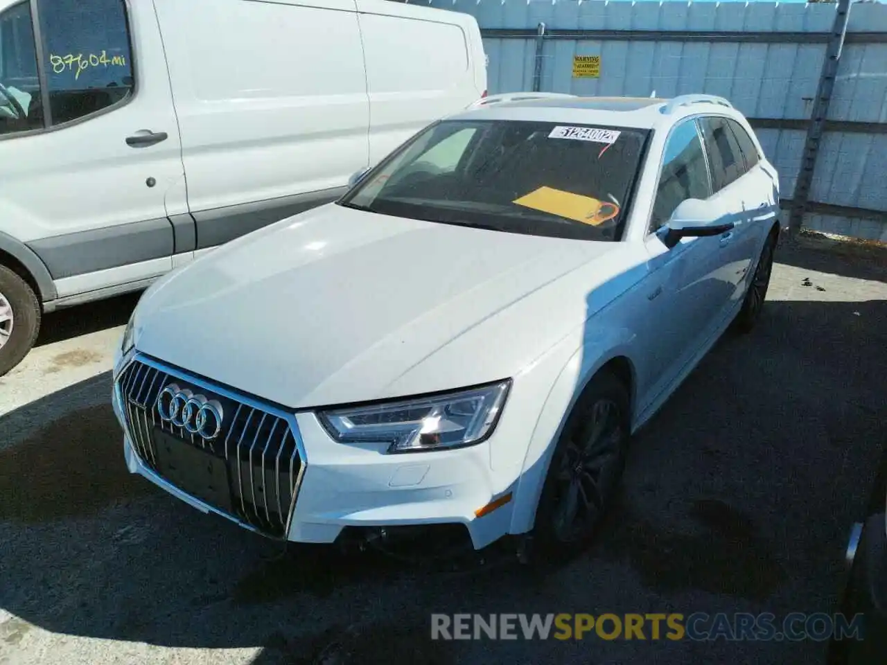 2 Photograph of a damaged car WA19NAF41KA111480 AUDI A4 2019