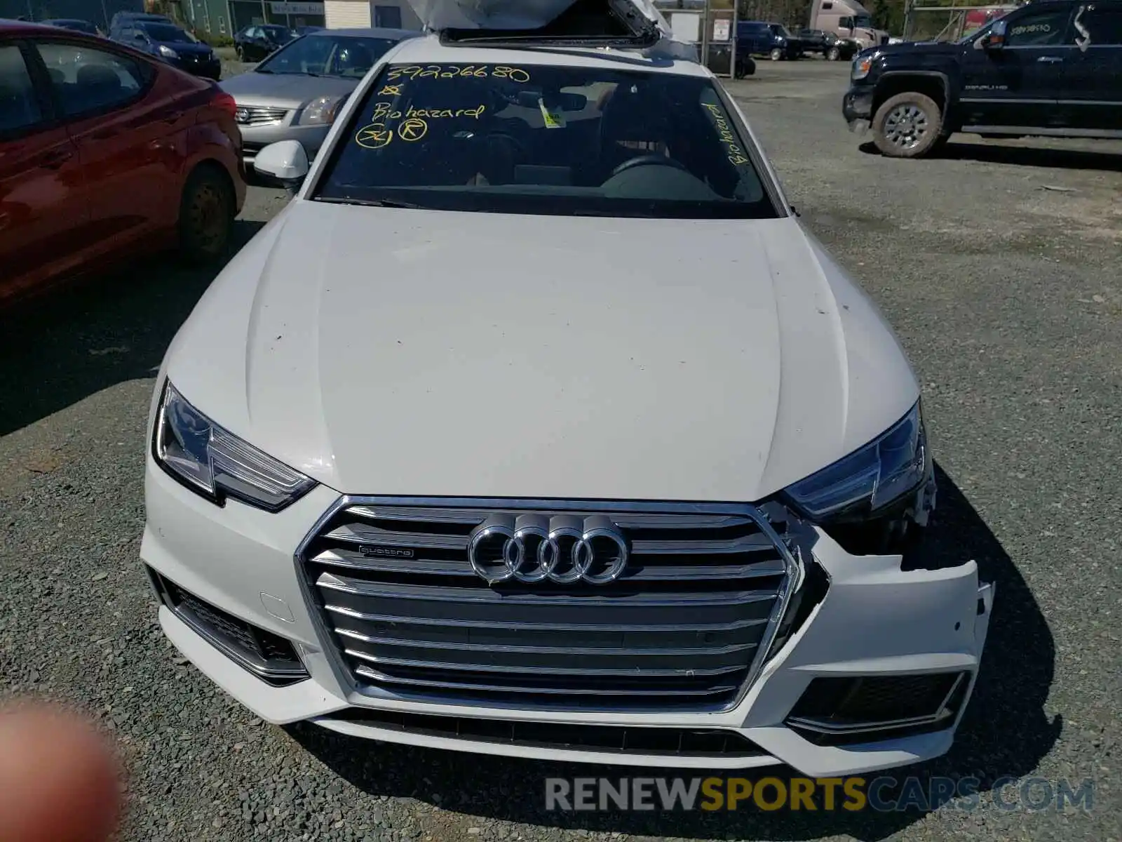 7 Photograph of a damaged car WAUANAF41KN017768 AUDI A4 2019