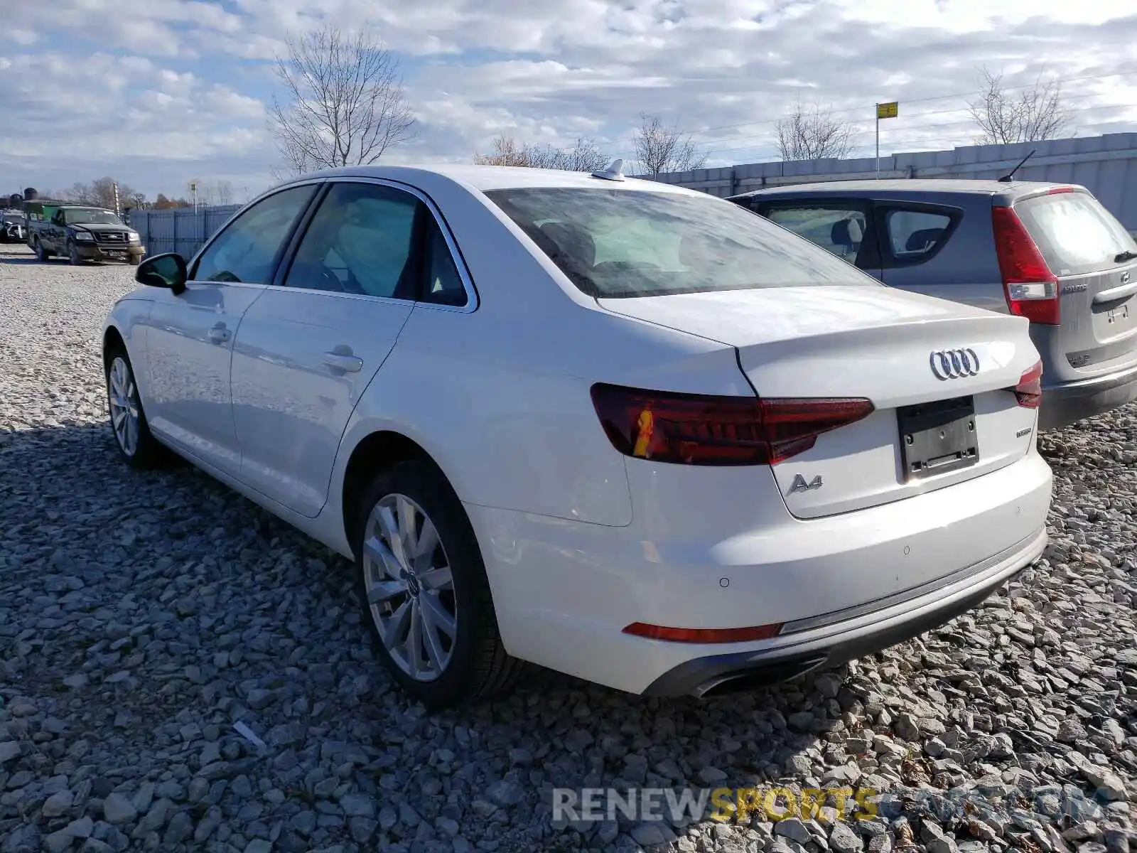 3 Photograph of a damaged car WAUANAF42KN020548 AUDI A4 2019