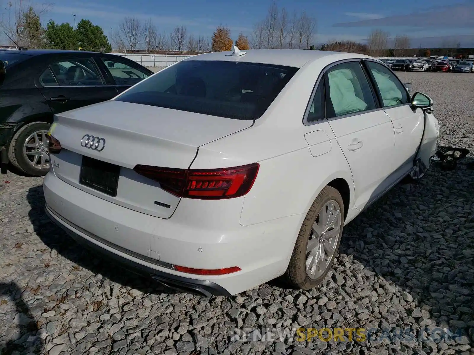 4 Photograph of a damaged car WAUANAF42KN020548 AUDI A4 2019