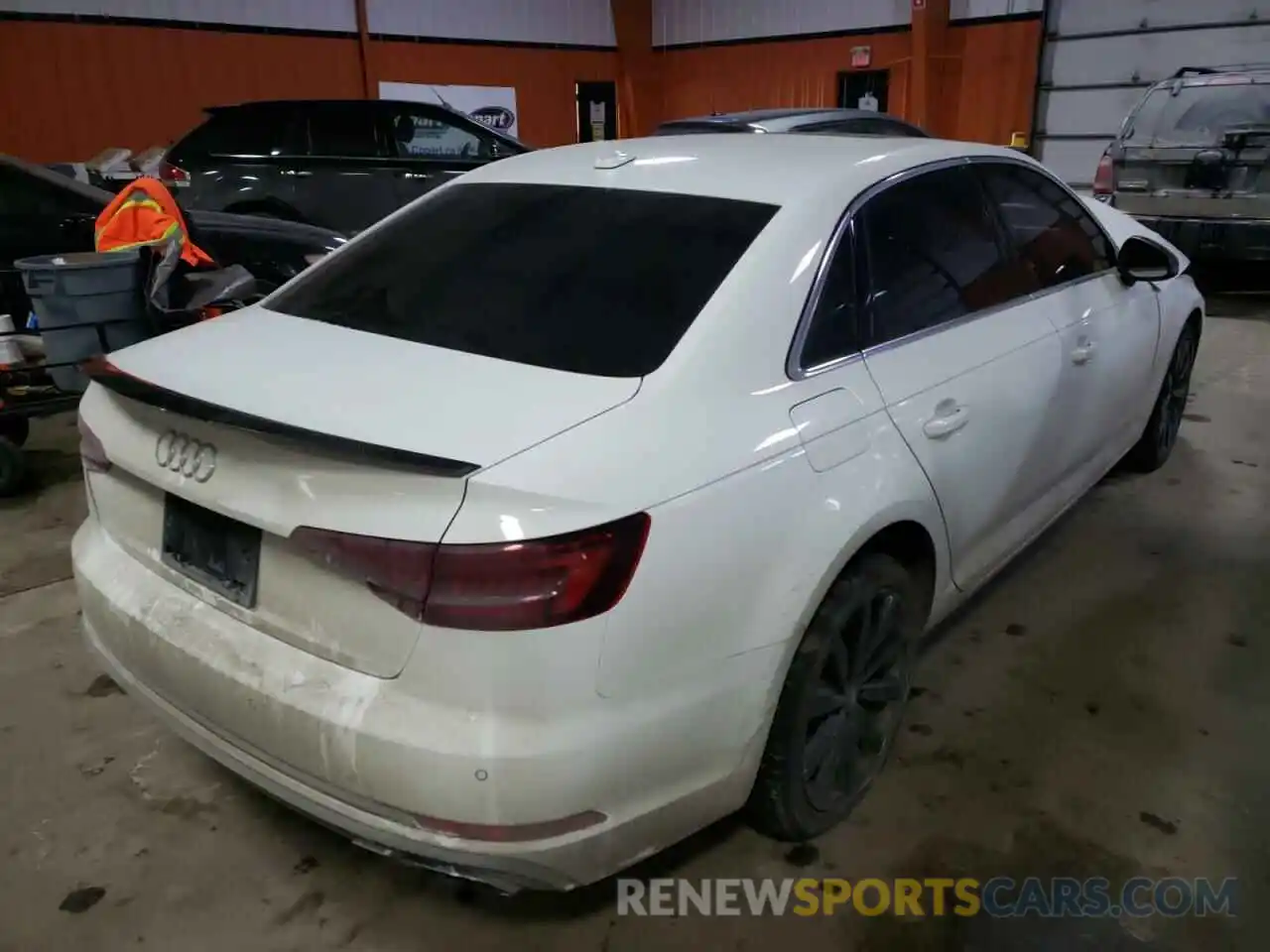 4 Фотография поврежденного автомобиля WAUANAF43KN010790 AUDI A4 2019