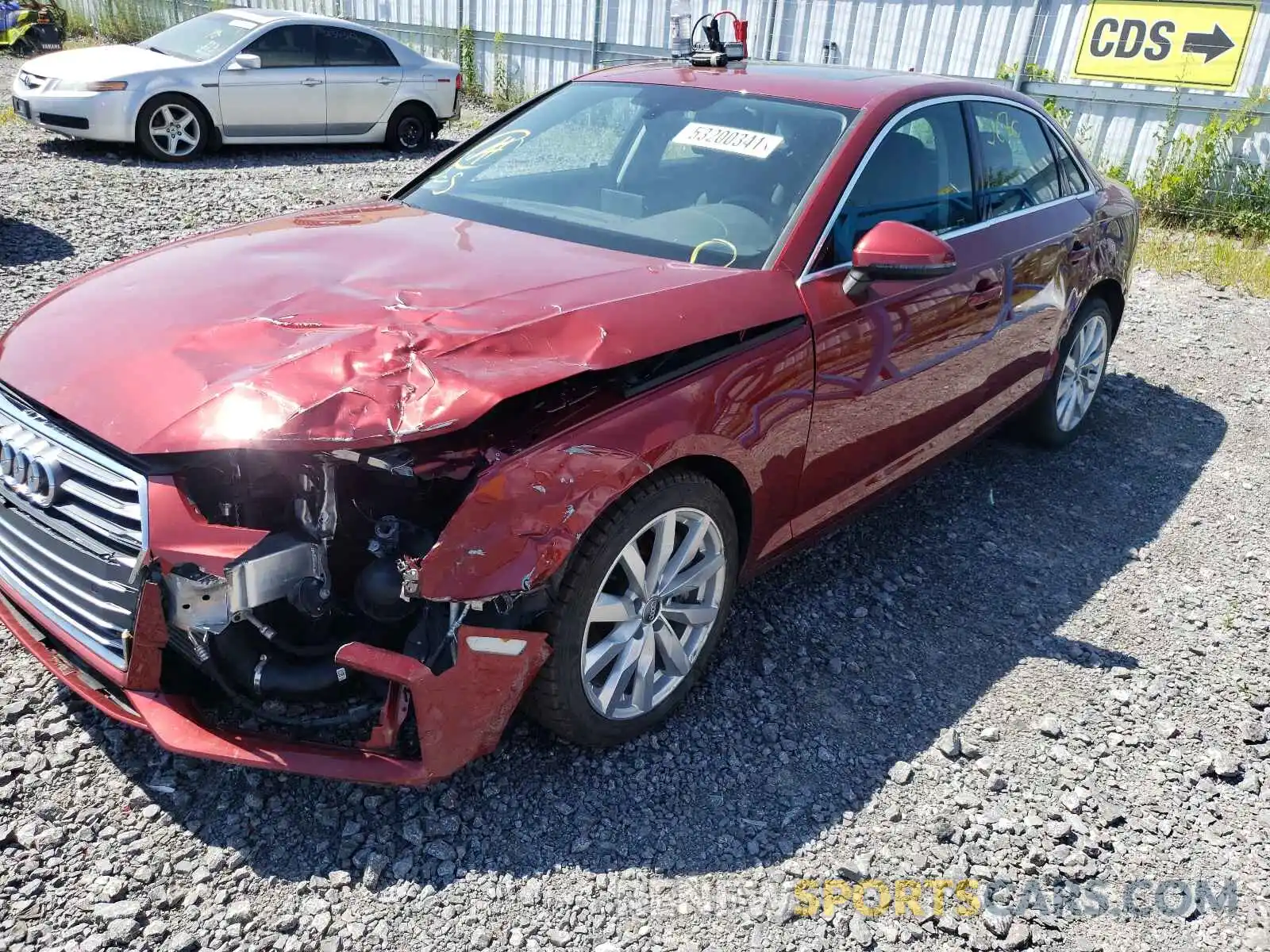 9 Photograph of a damaged car WAUANAF45KN016204 AUDI A4 2019