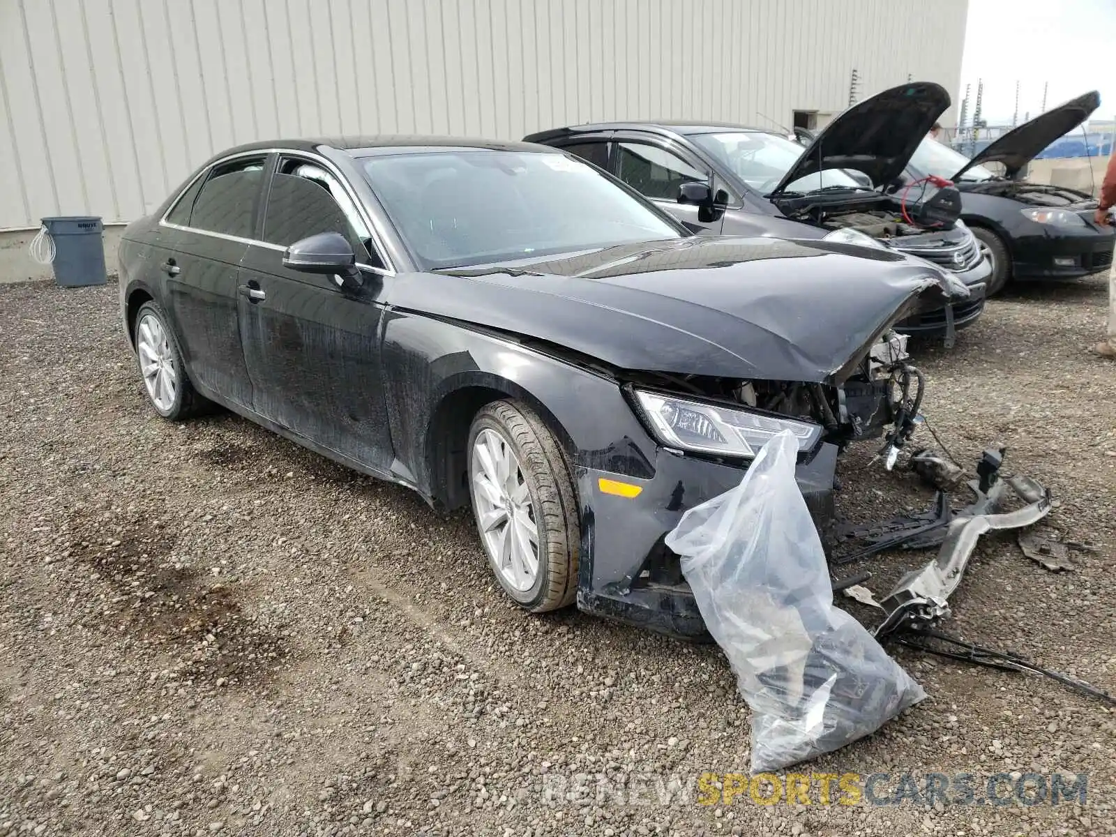 1 Photograph of a damaged car WAUANAF46KA054175 AUDI A4 2019