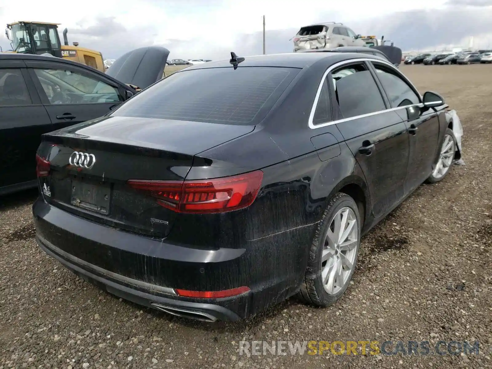 4 Фотография поврежденного автомобиля WAUANAF46KA054175 AUDI A4 2019