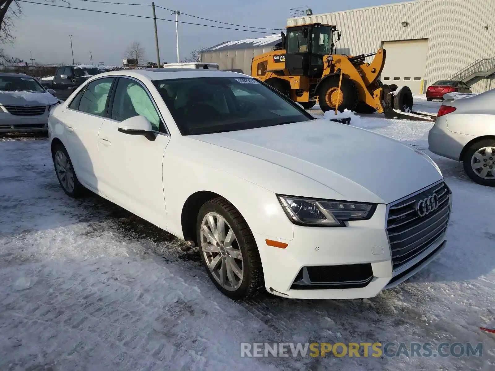 1 Photograph of a damaged car WAUANAF47KA010640 AUDI A4 2019