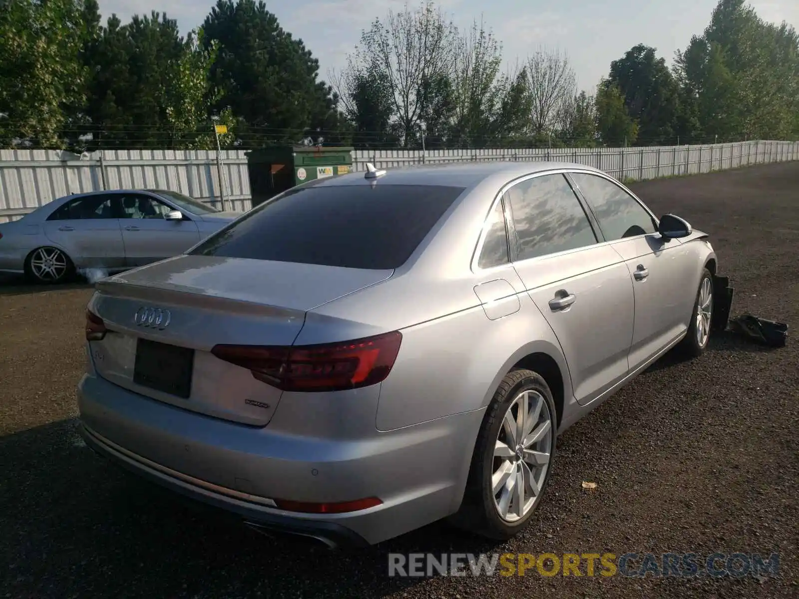 4 Фотография поврежденного автомобиля WAUANAF47KA054587 AUDI A4 2019