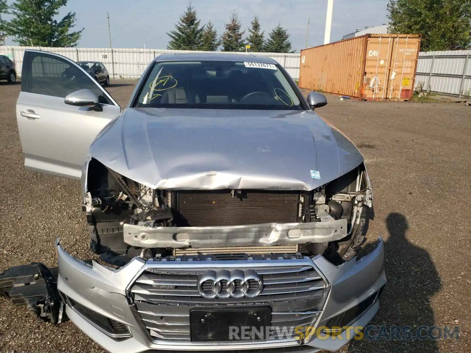 9 Photograph of a damaged car WAUANAF47KA054587 AUDI A4 2019