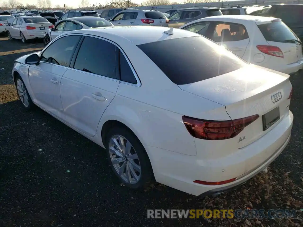 3 Photograph of a damaged car WAUANAF48KA003650 AUDI A4 2019