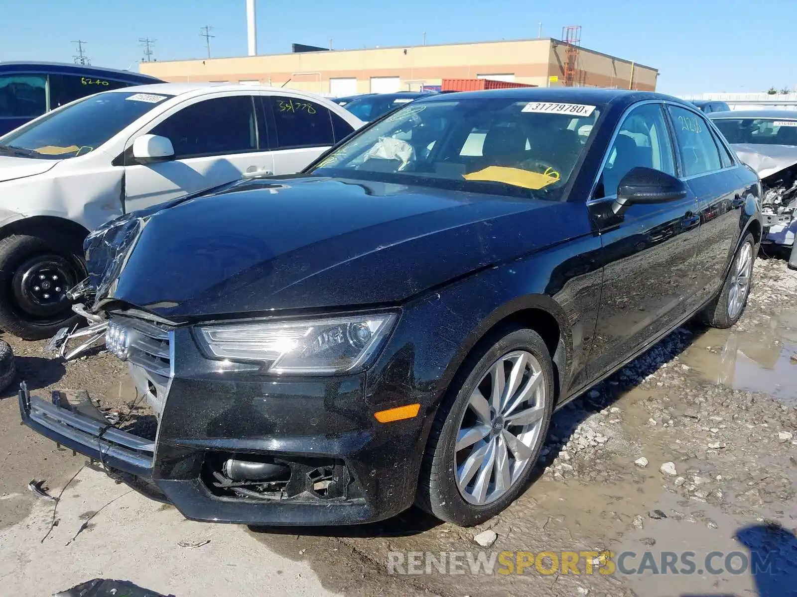 2 Photograph of a damaged car WAUANAF48KN002359 AUDI A4 2019