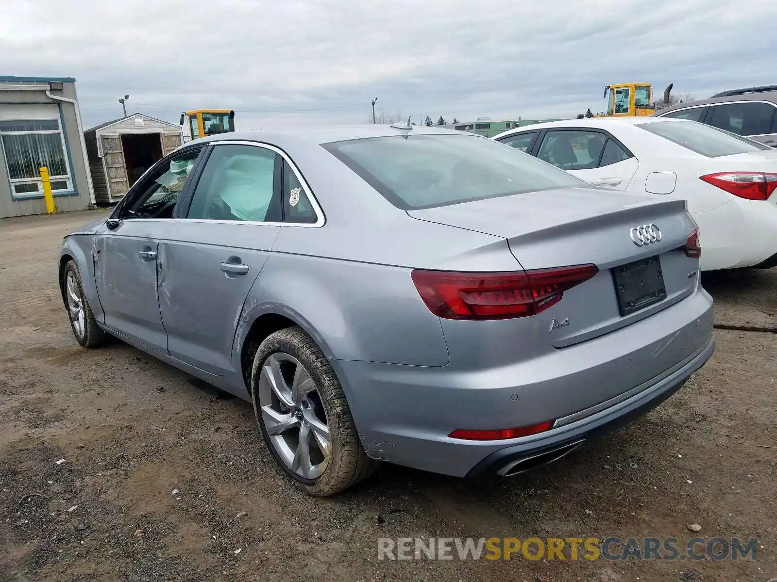 3 Photograph of a damaged car WAUBNAF44KN007384 AUDI A4 2019