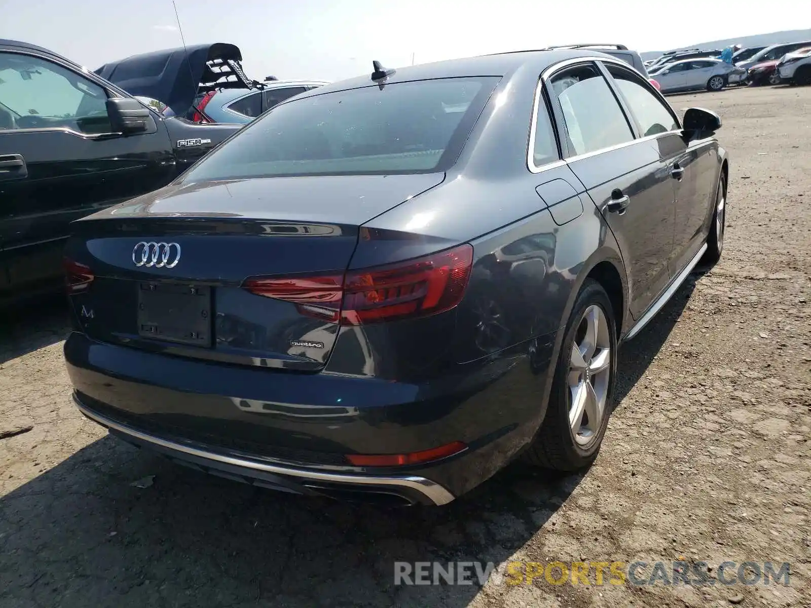 4 Фотография поврежденного автомобиля WAUDNAF40KA027194 AUDI A4 2019