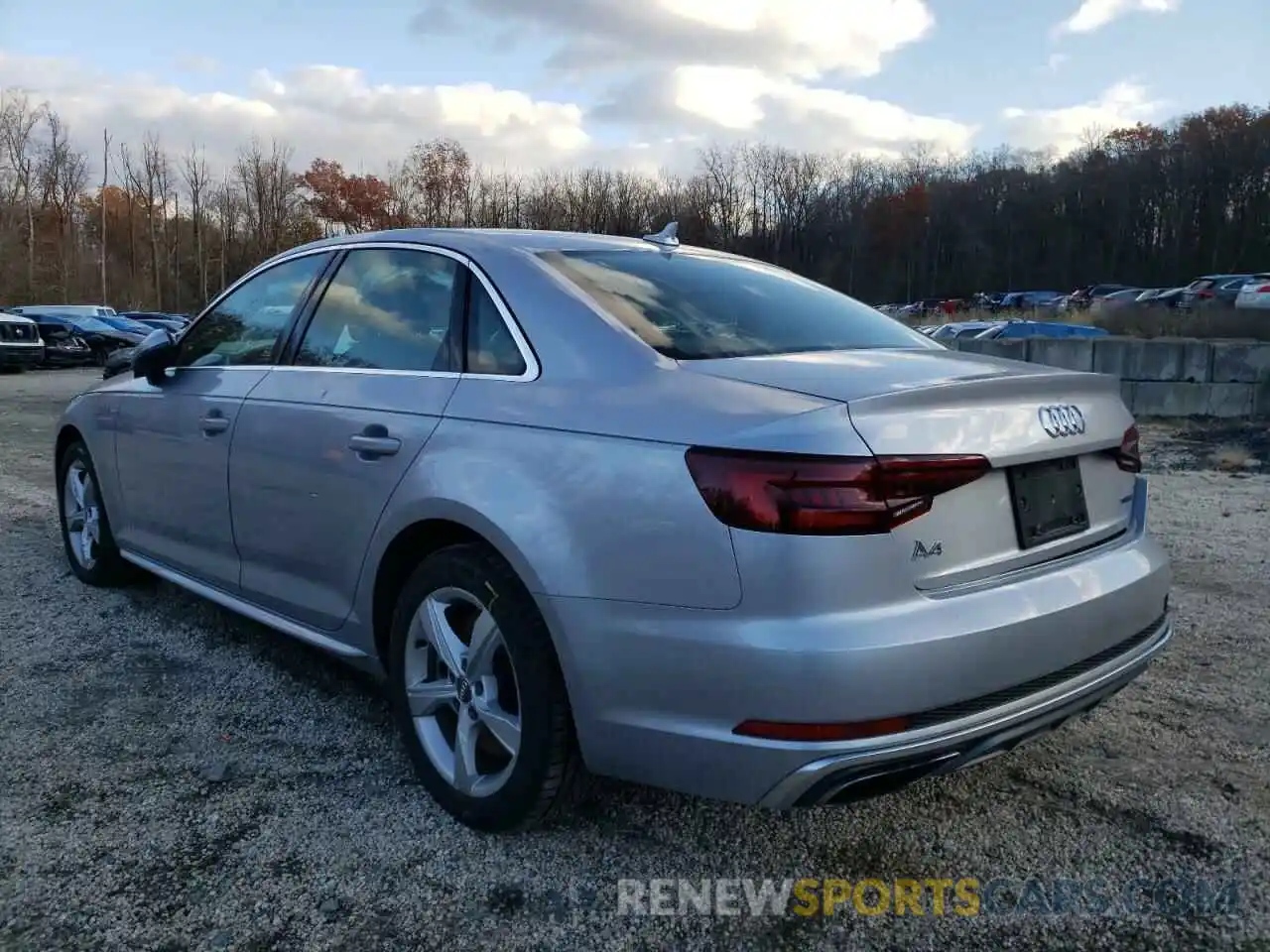 3 Photograph of a damaged car WAUDNAF40KA031844 AUDI A4 2019