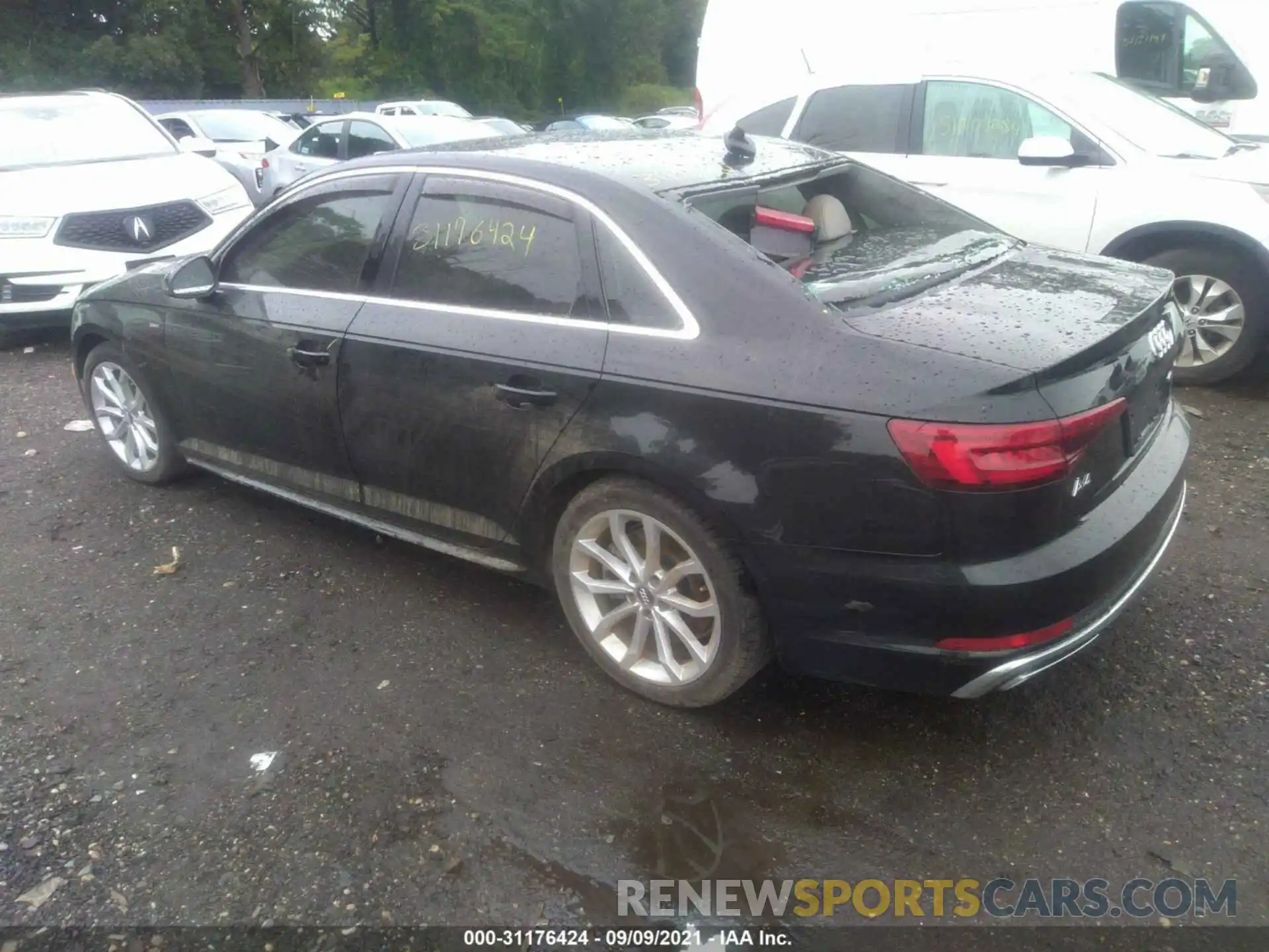 3 Photograph of a damaged car WAUDNAF40KA033366 AUDI A4 2019