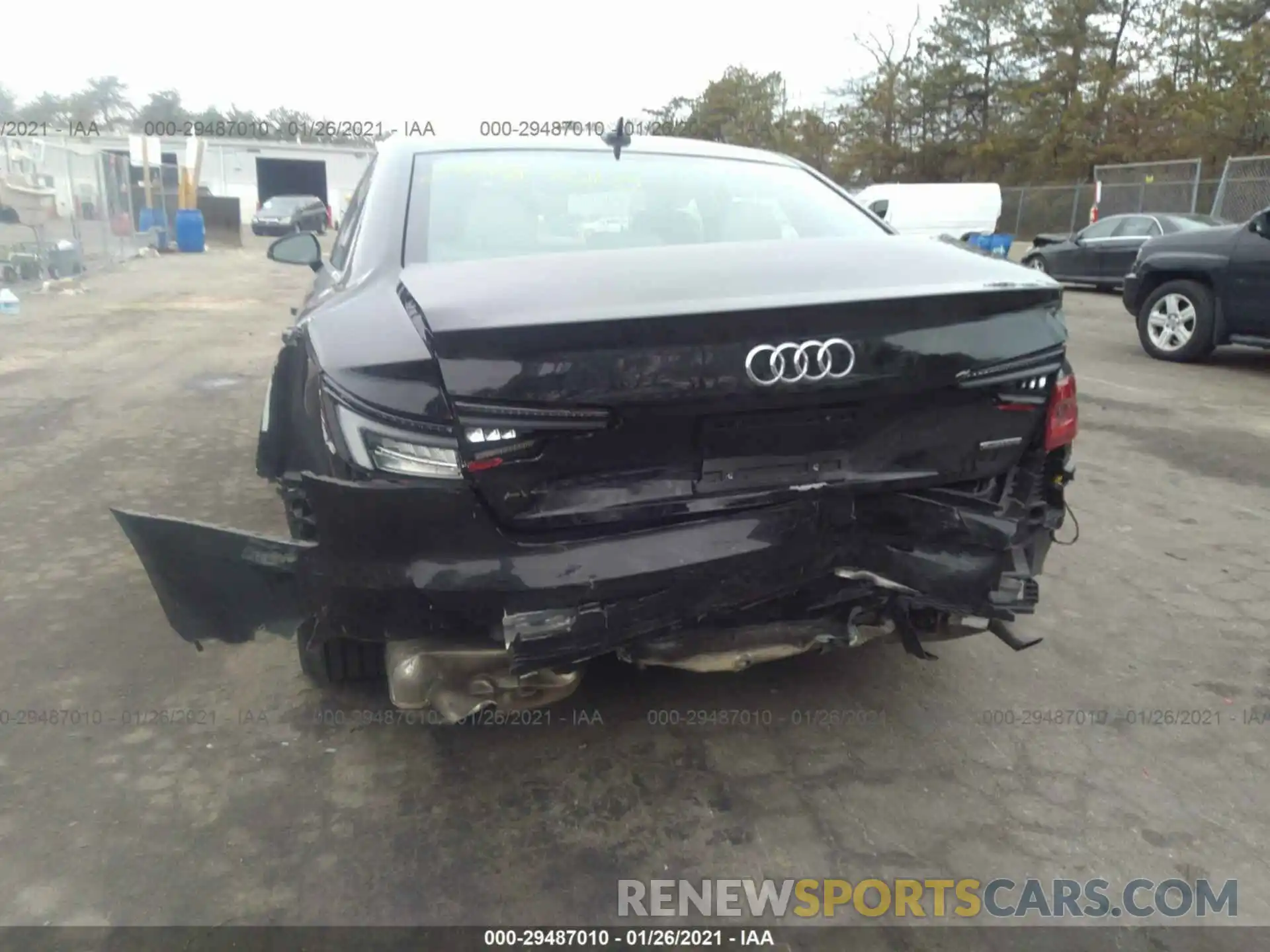 6 Photograph of a damaged car WAUDNAF40KA033447 AUDI A4 2019