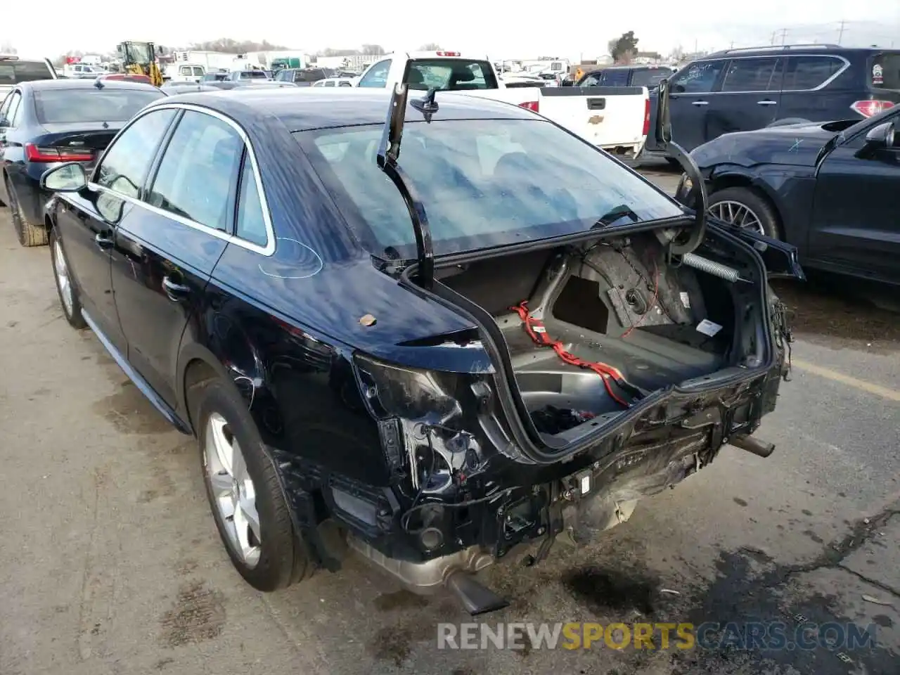 3 Photograph of a damaged car WAUDNAF40KA042049 AUDI A4 2019