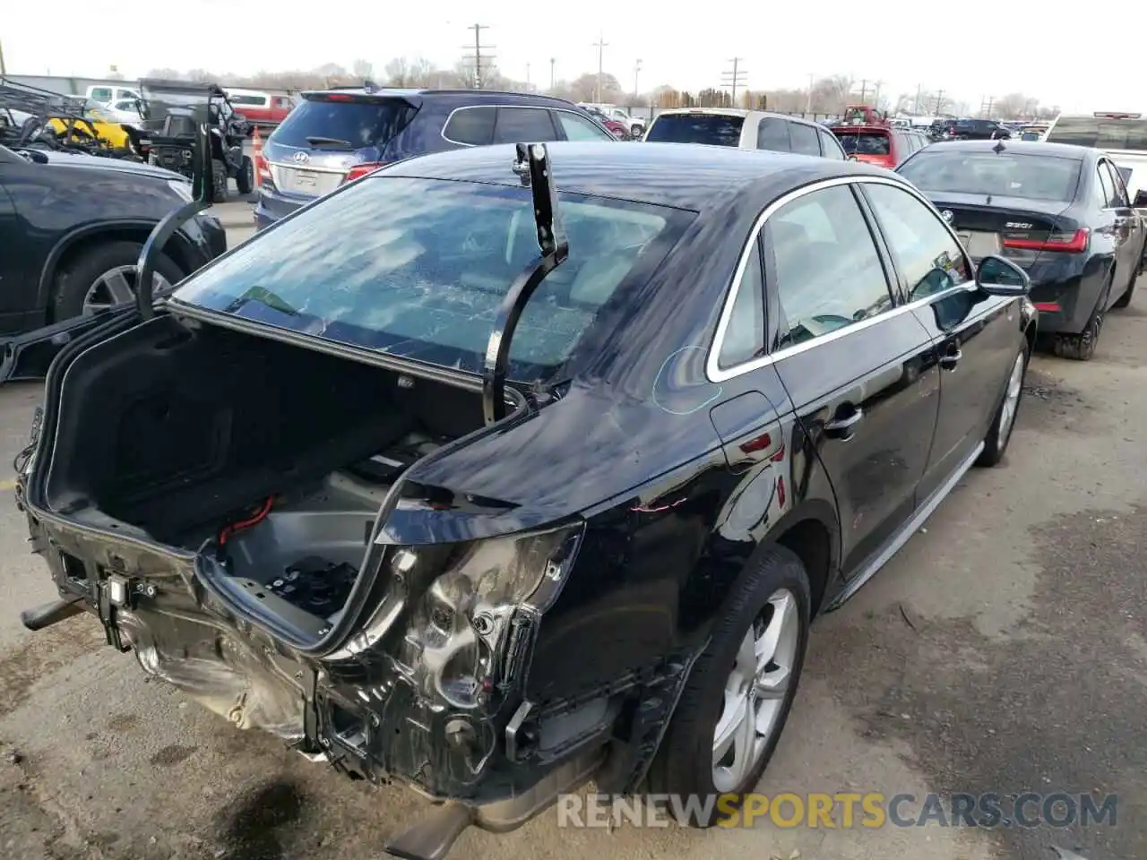 4 Photograph of a damaged car WAUDNAF40KA042049 AUDI A4 2019