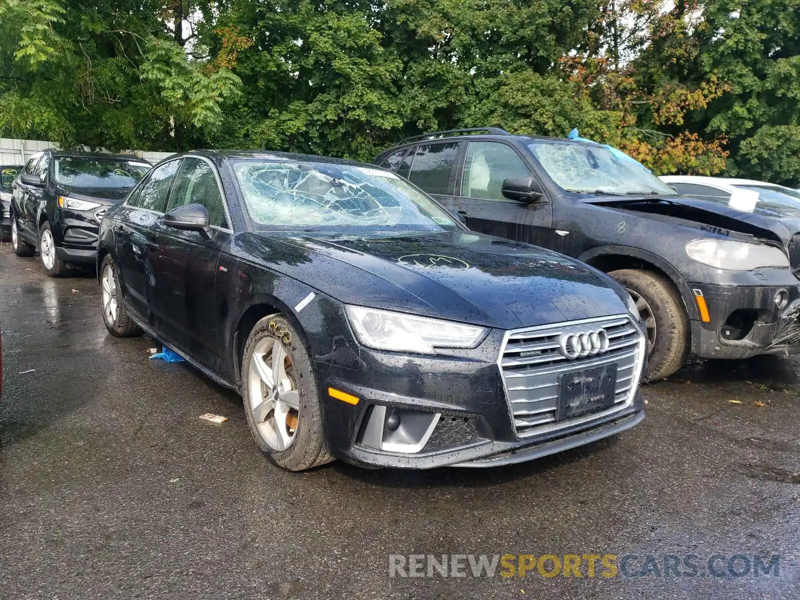 1 Photograph of a damaged car WAUDNAF40KA104940 AUDI A4 2019