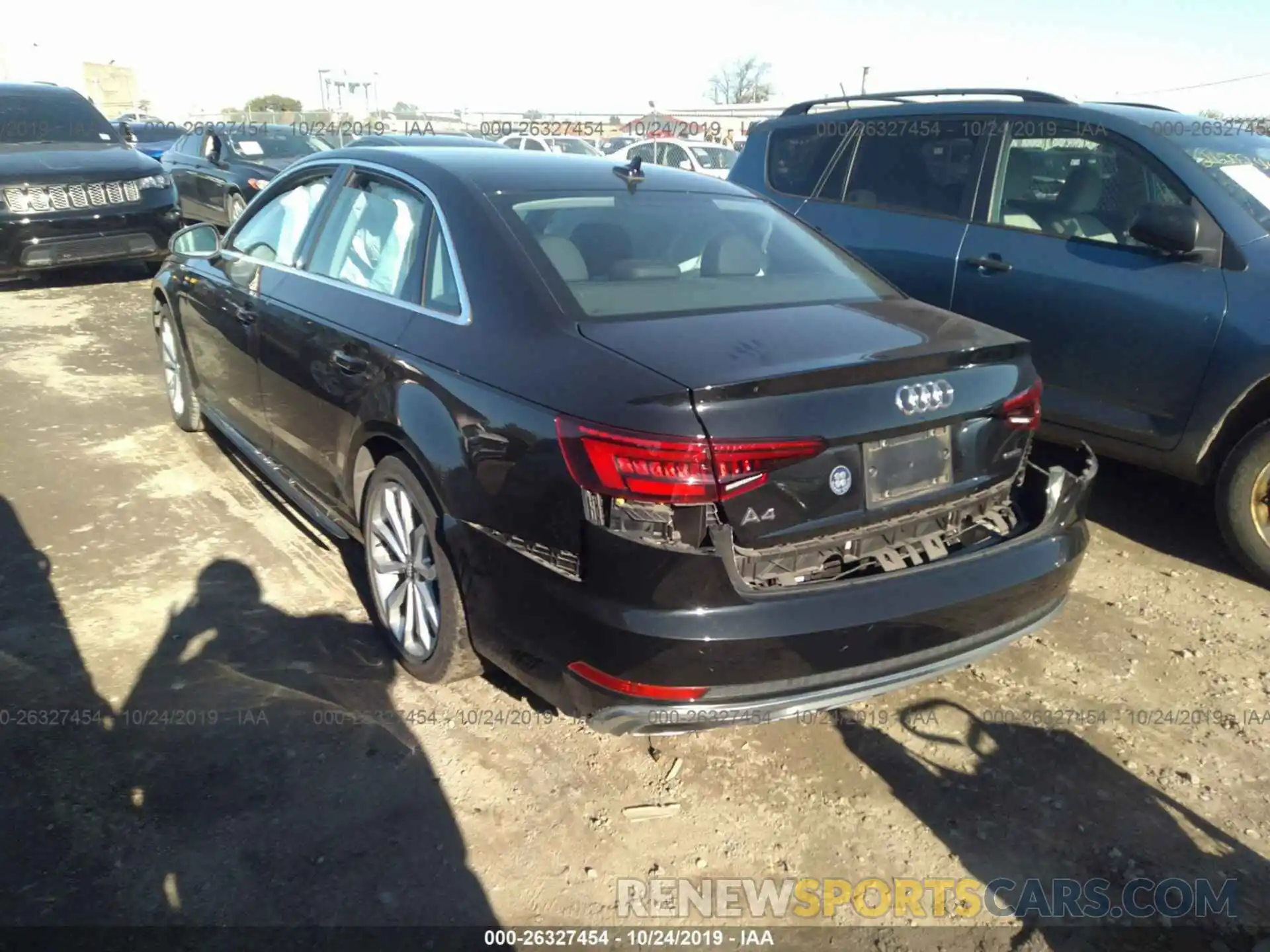 3 Фотография поврежденного автомобиля WAUDNAF40KN002255 AUDI A4 2019