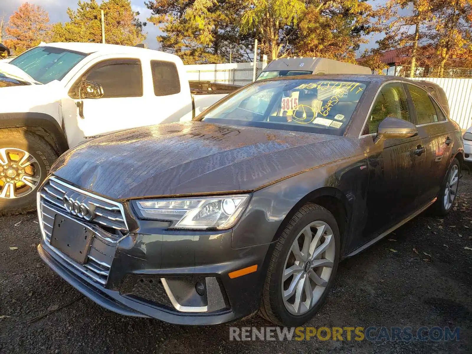 2 Photograph of a damaged car WAUDNAF40KN002661 AUDI A4 2019