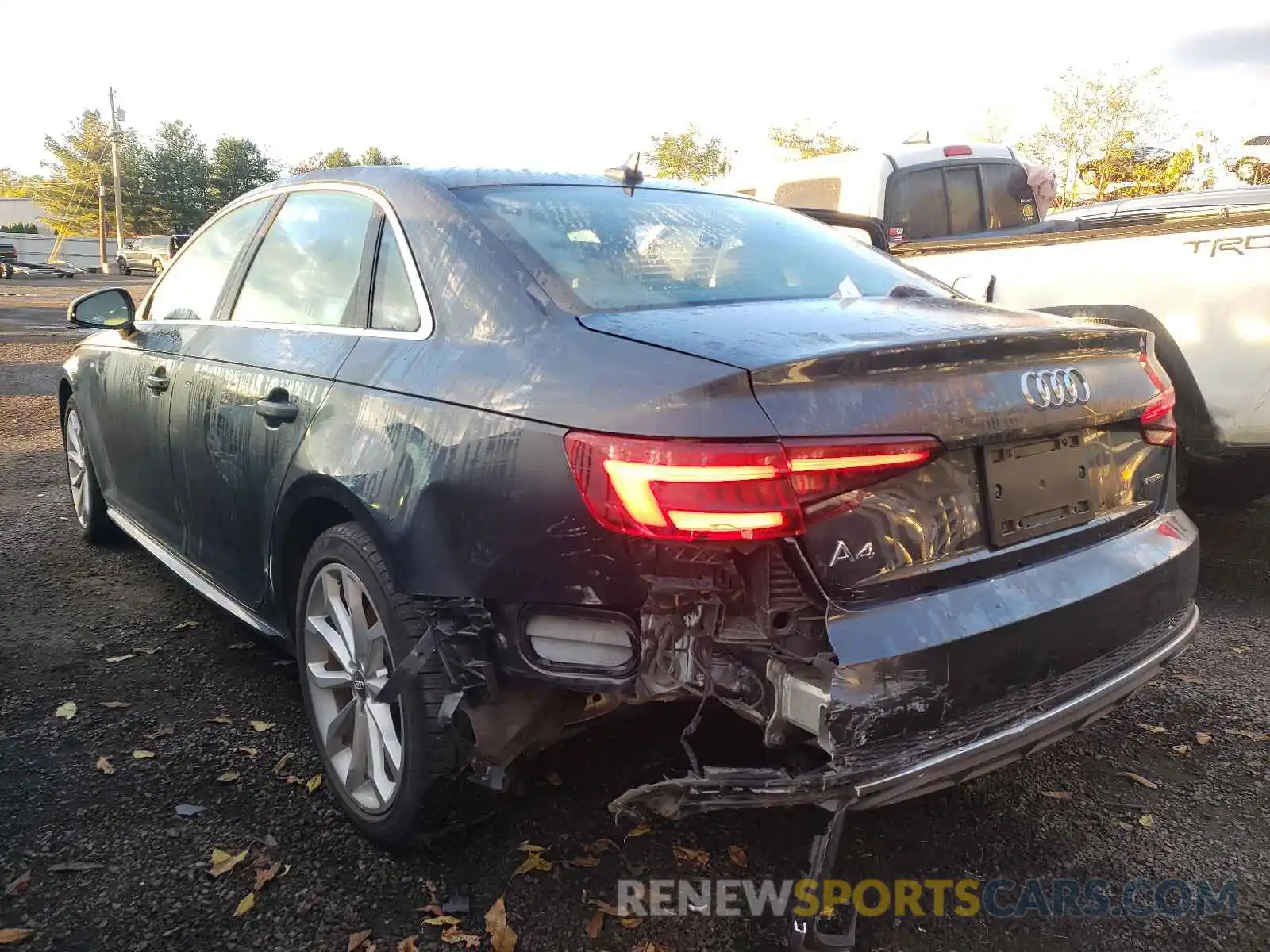 3 Photograph of a damaged car WAUDNAF40KN002661 AUDI A4 2019