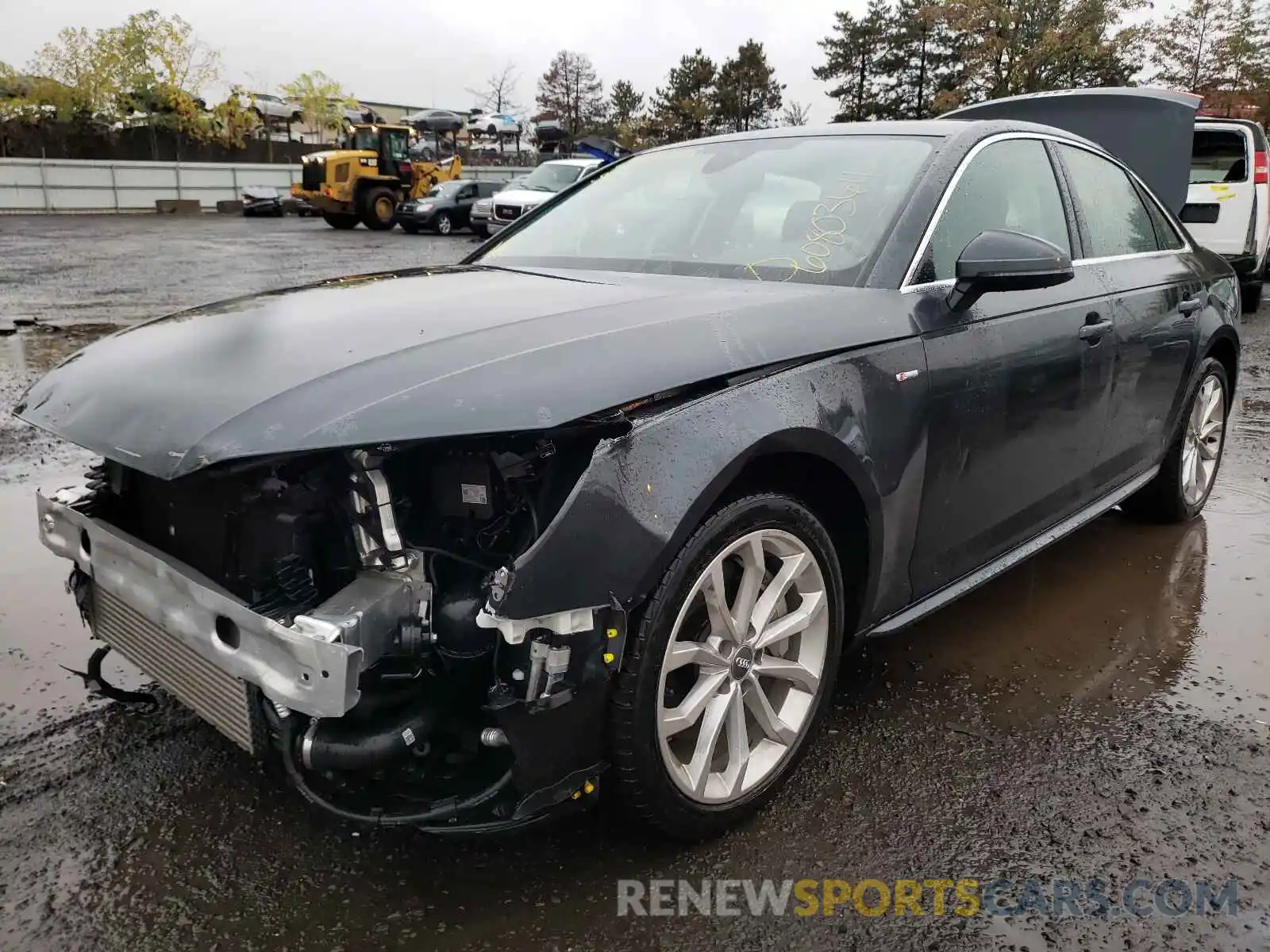 2 Photograph of a damaged car WAUDNAF40KN013045 AUDI A4 2019