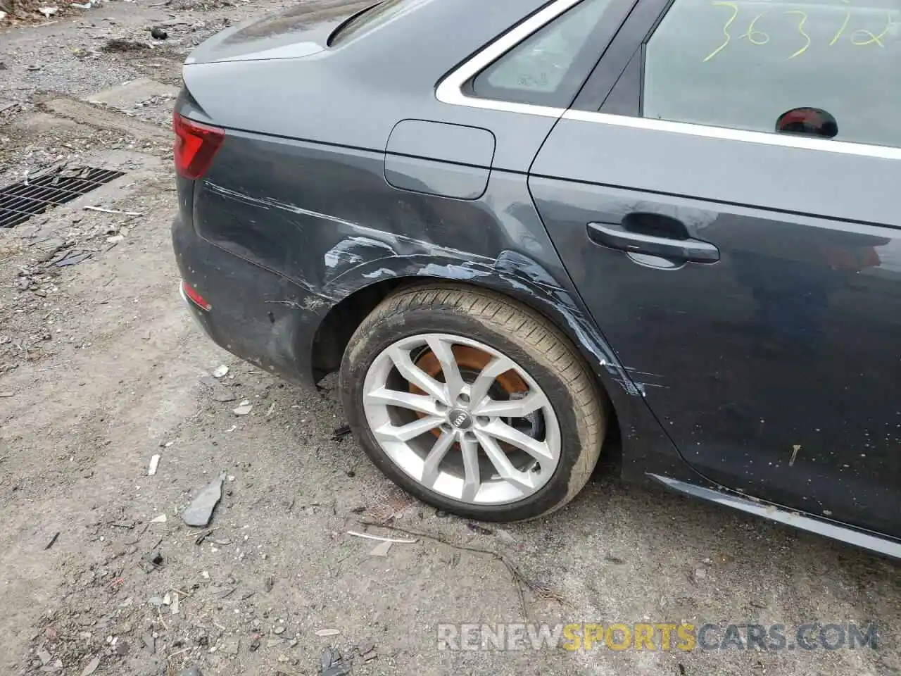 9 Photograph of a damaged car WAUDNAF40KN014521 AUDI A4 2019