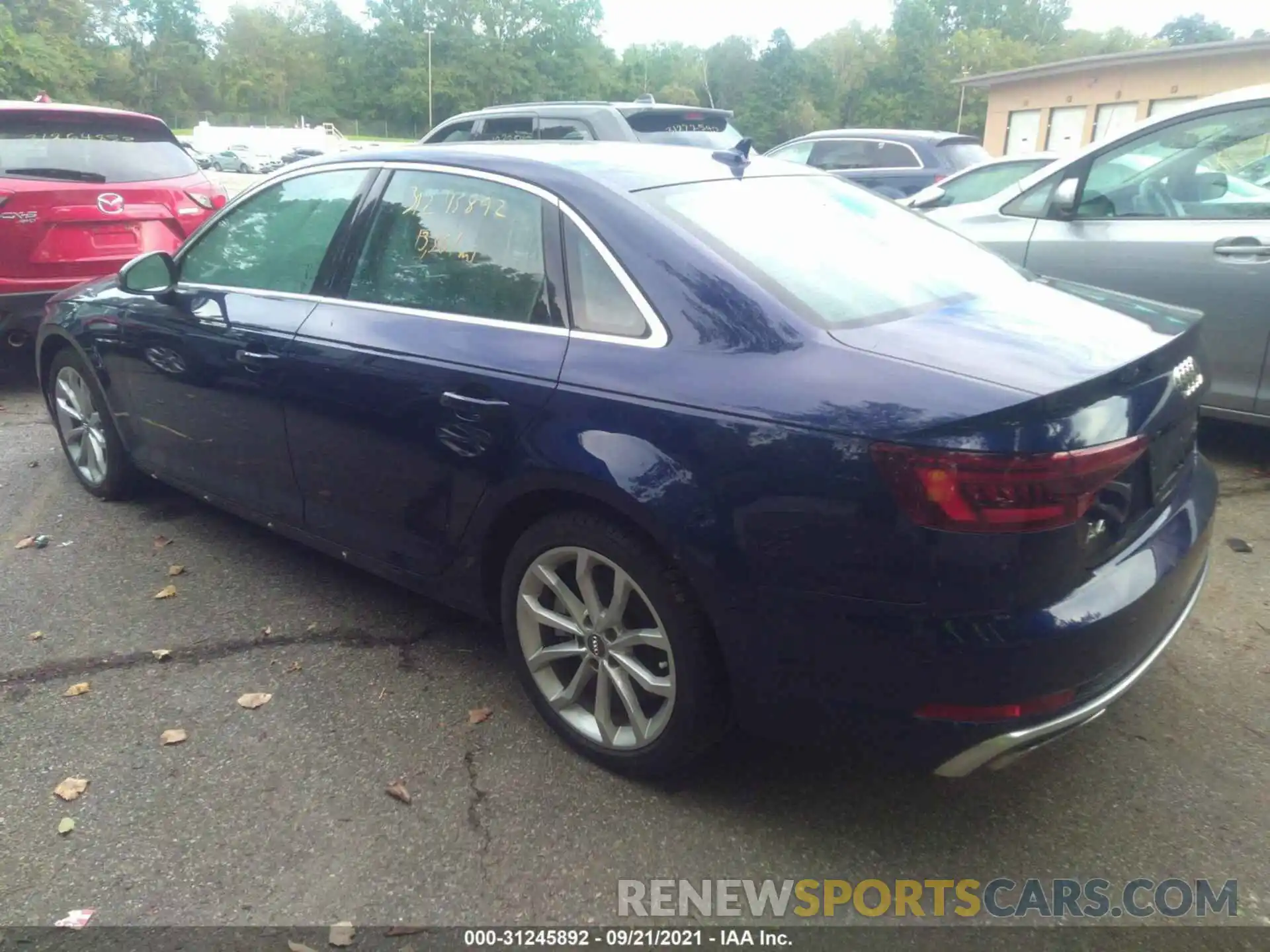 3 Photograph of a damaged car WAUDNAF41KA003292 AUDI A4 2019