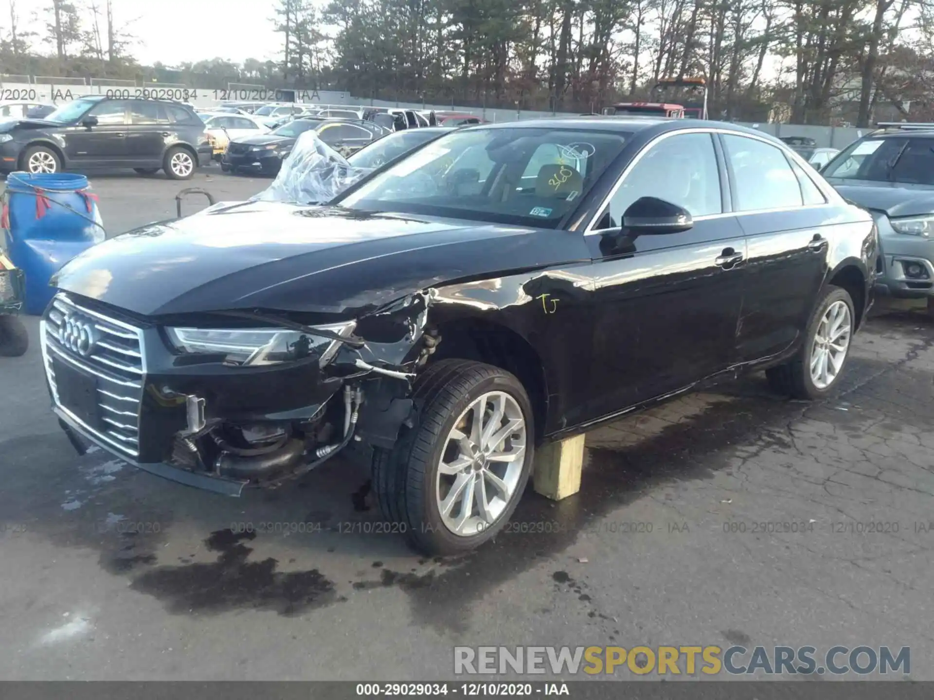 2 Photograph of a damaged car WAUDNAF41KA016396 AUDI A4 2019