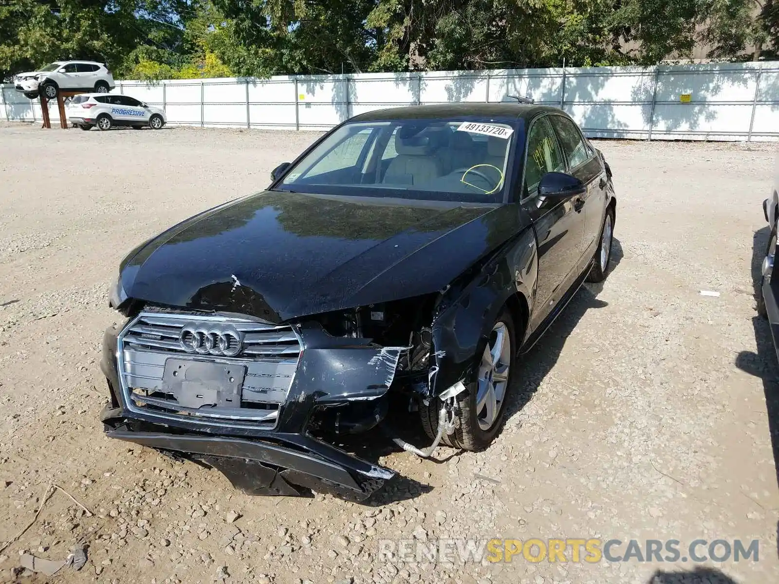 2 Photograph of a damaged car WAUDNAF41KA112660 AUDI A4 2019