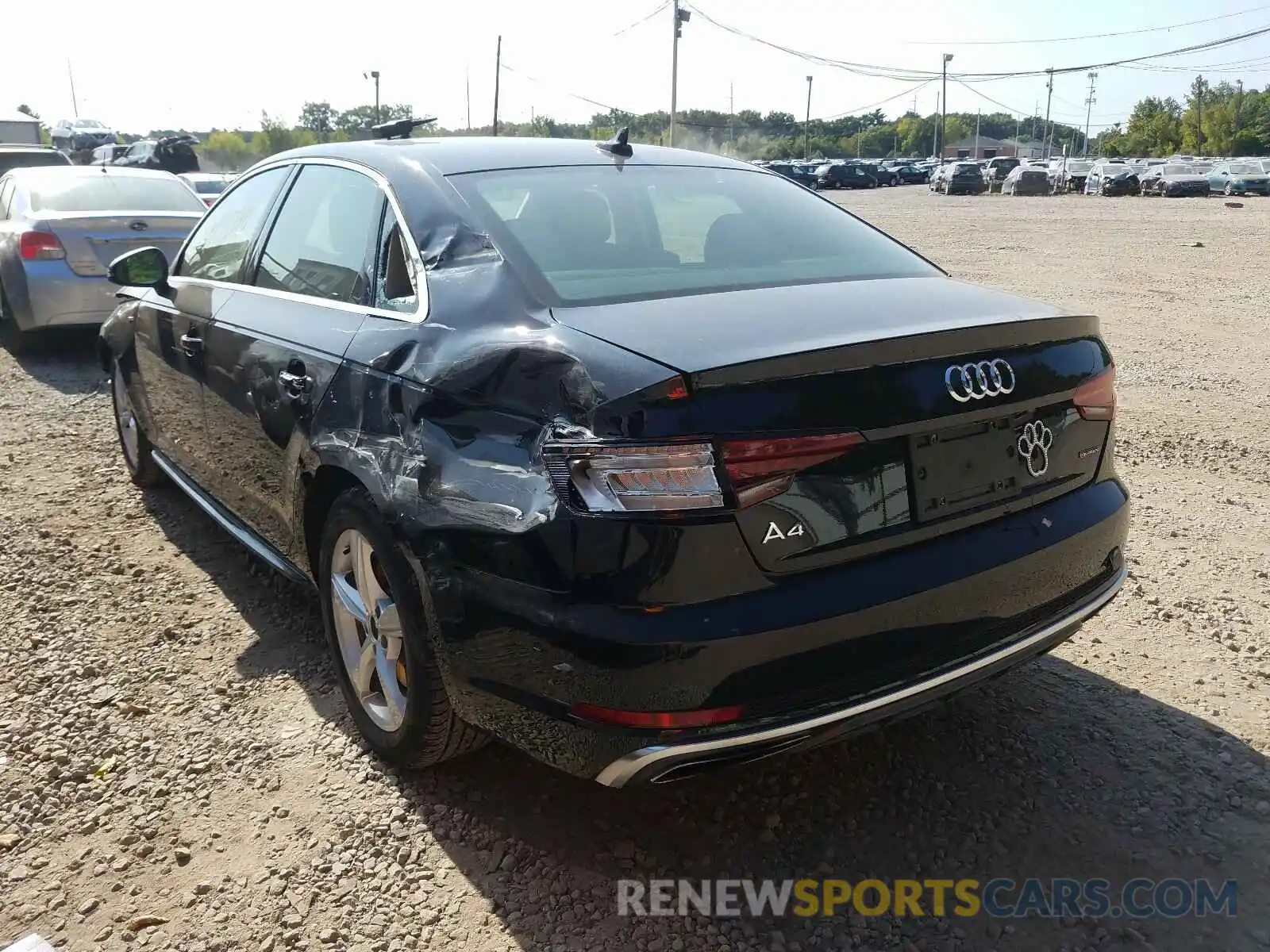 3 Photograph of a damaged car WAUDNAF41KA112660 AUDI A4 2019