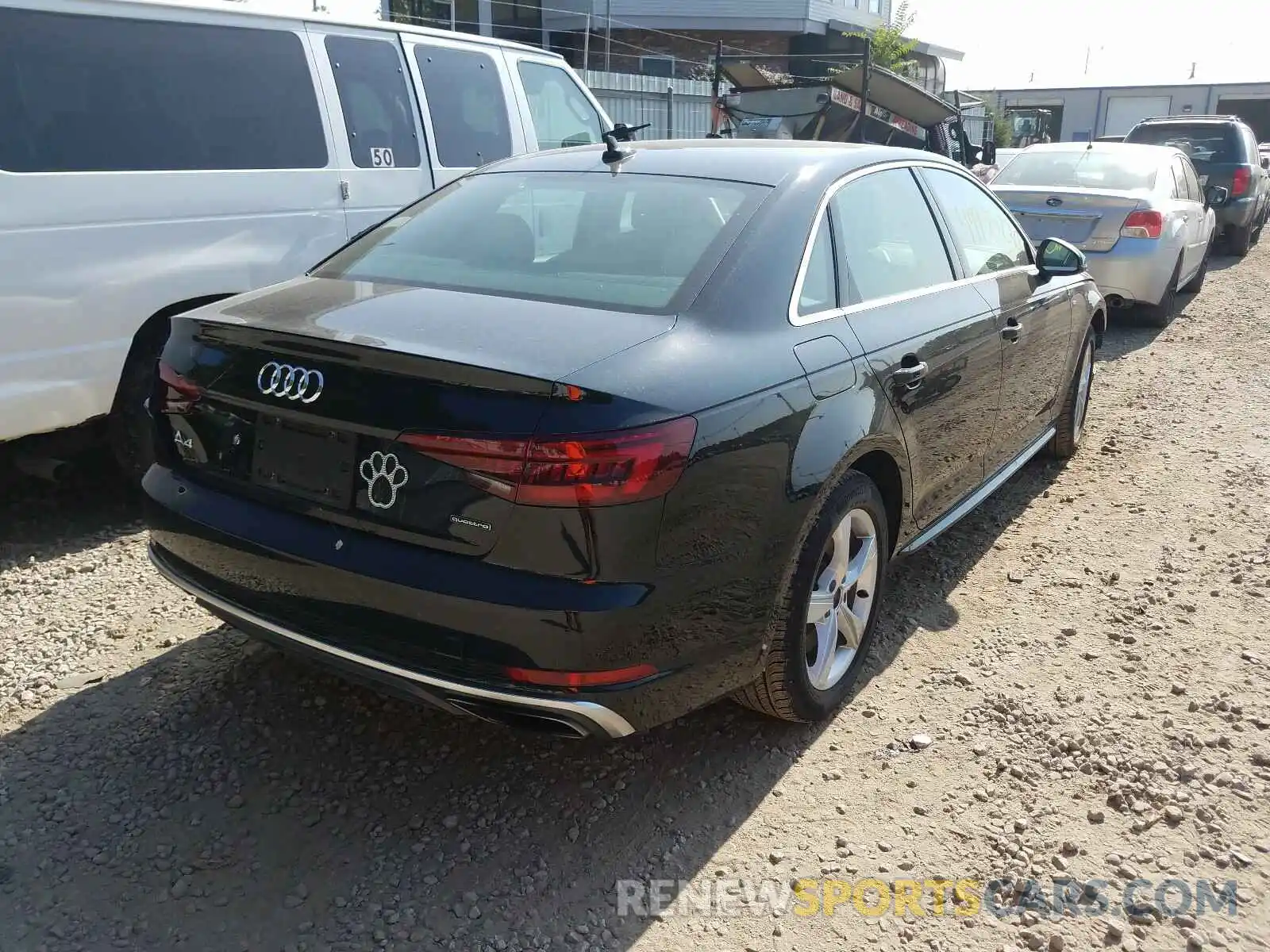 4 Фотография поврежденного автомобиля WAUDNAF41KA112660 AUDI A4 2019