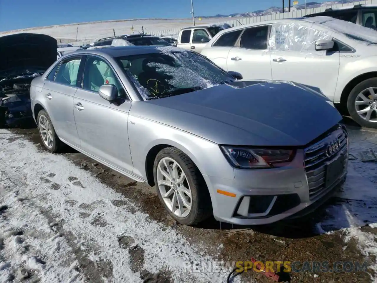 1 Photograph of a damaged car WAUDNAF41KA115557 AUDI A4 2019