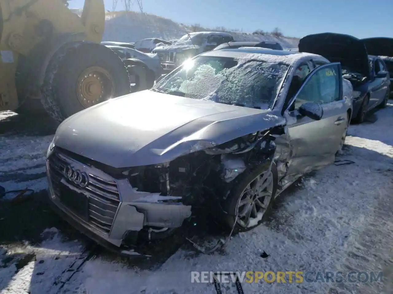 2 Photograph of a damaged car WAUDNAF41KA115557 AUDI A4 2019