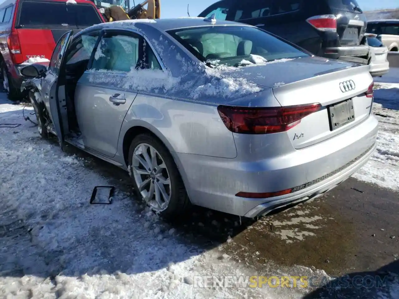 3 Photograph of a damaged car WAUDNAF41KA115557 AUDI A4 2019