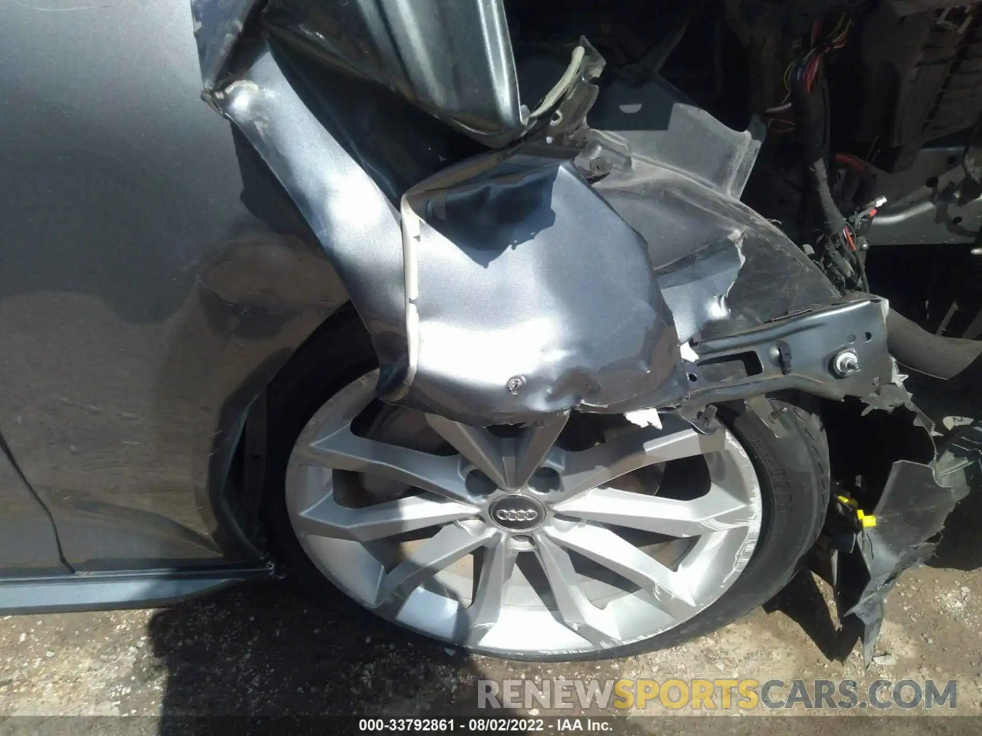 14 Photograph of a damaged car WAUDNAF41KN002040 AUDI A4 2019