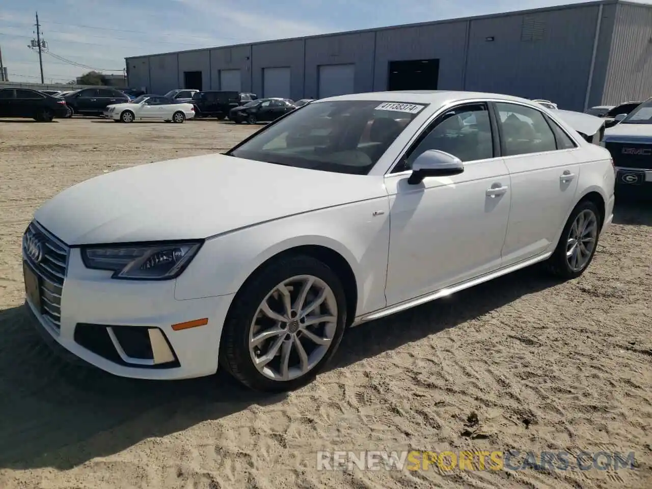 1 Photograph of a damaged car WAUDNAF41KN005309 AUDI A4 2019