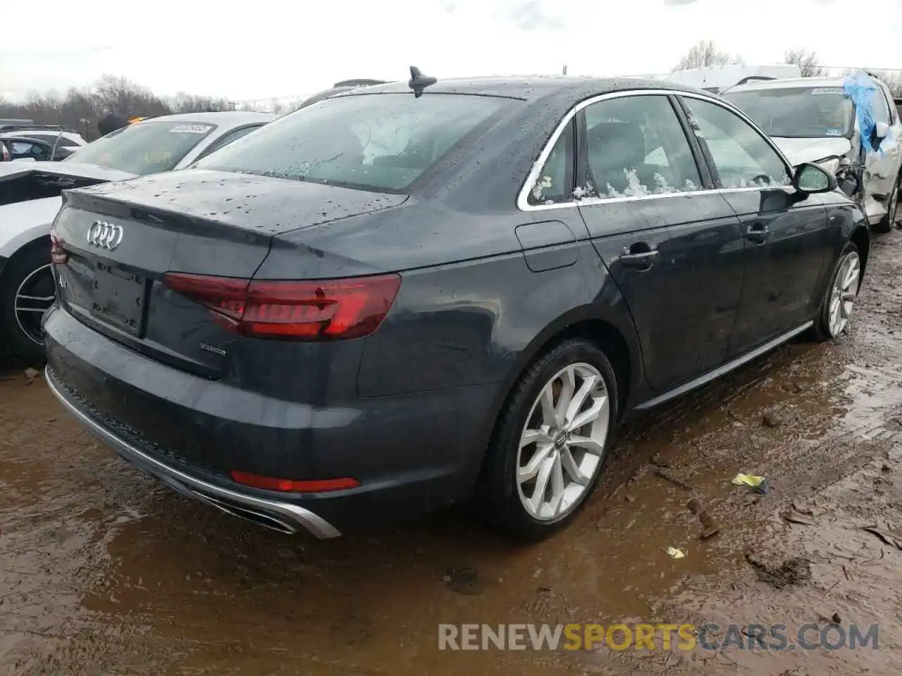 4 Фотография поврежденного автомобиля WAUDNAF41KN006931 AUDI A4 2019