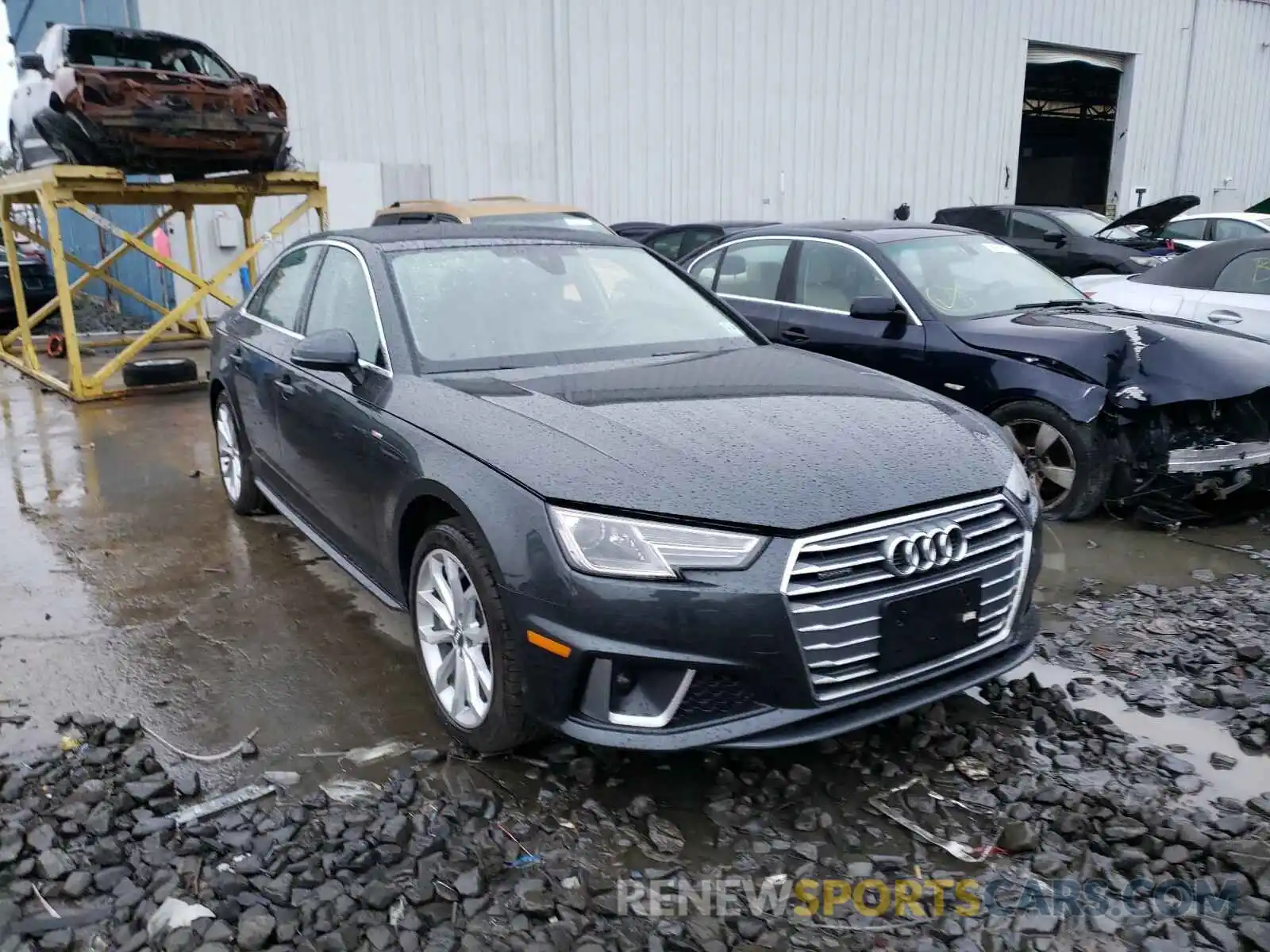 1 Фотография поврежденного автомобиля WAUDNAF41KN008436 AUDI A4 2019