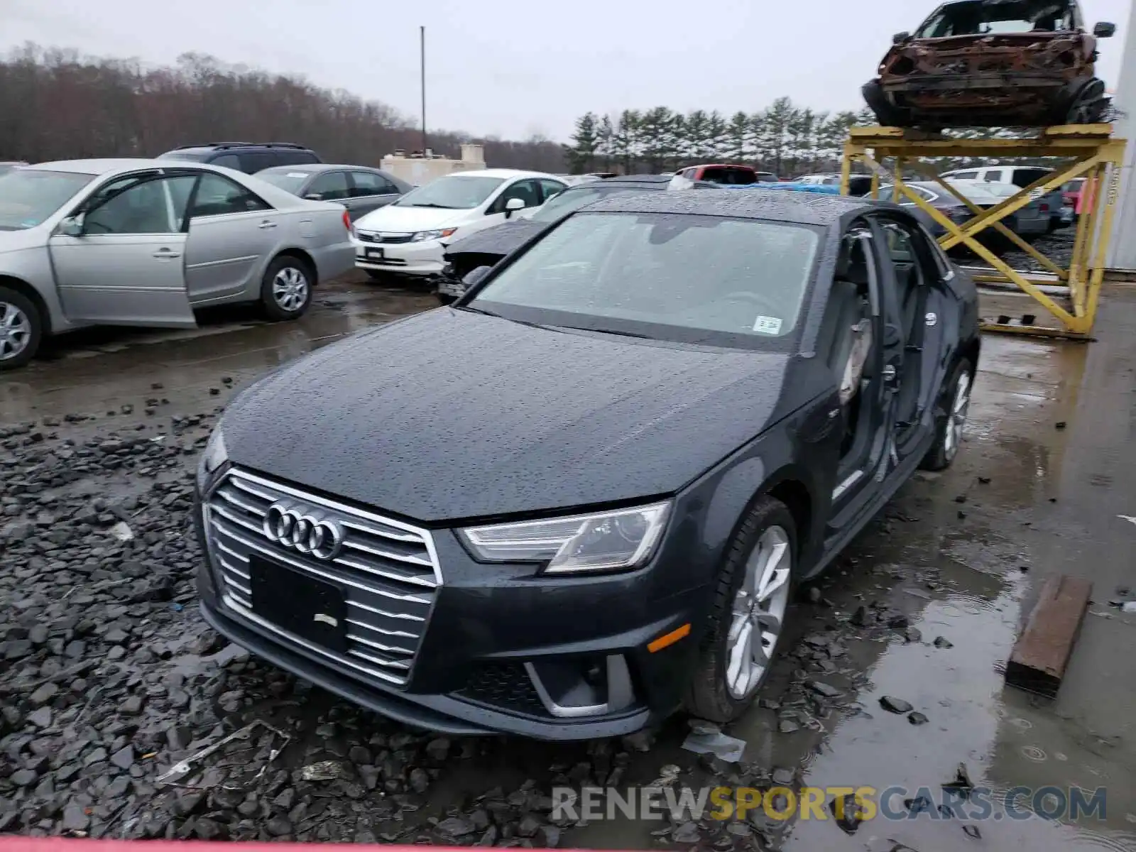 10 Фотография поврежденного автомобиля WAUDNAF41KN008436 AUDI A4 2019