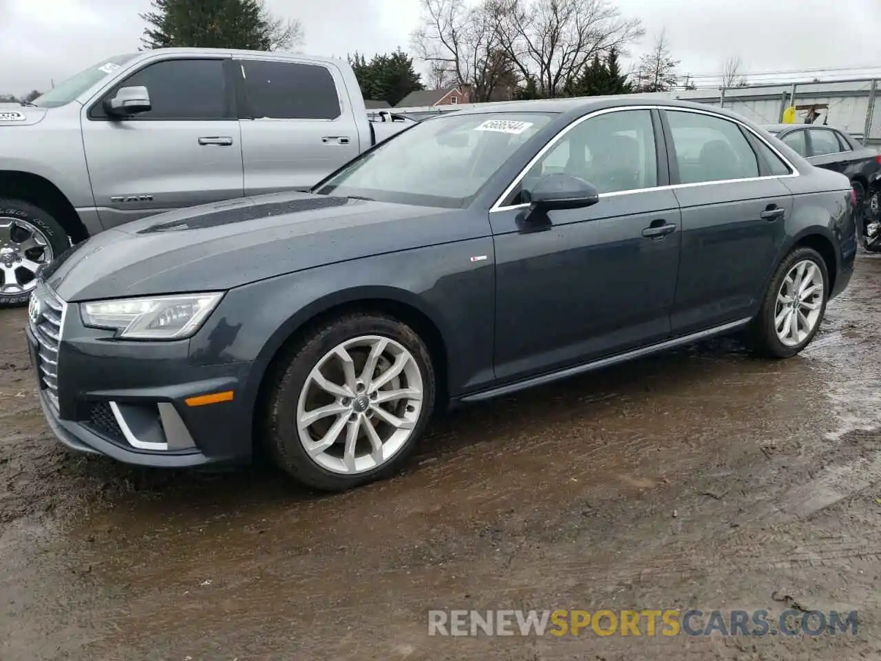 1 Photograph of a damaged car WAUDNAF42KA006671 AUDI A4 2019