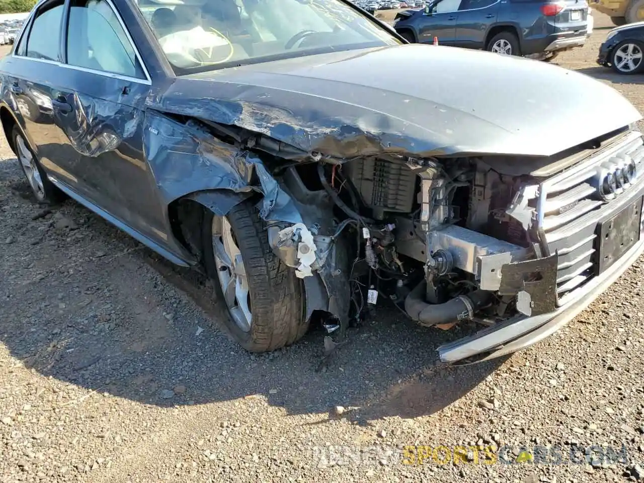 9 Photograph of a damaged car WAUDNAF42KA014222 AUDI A4 2019