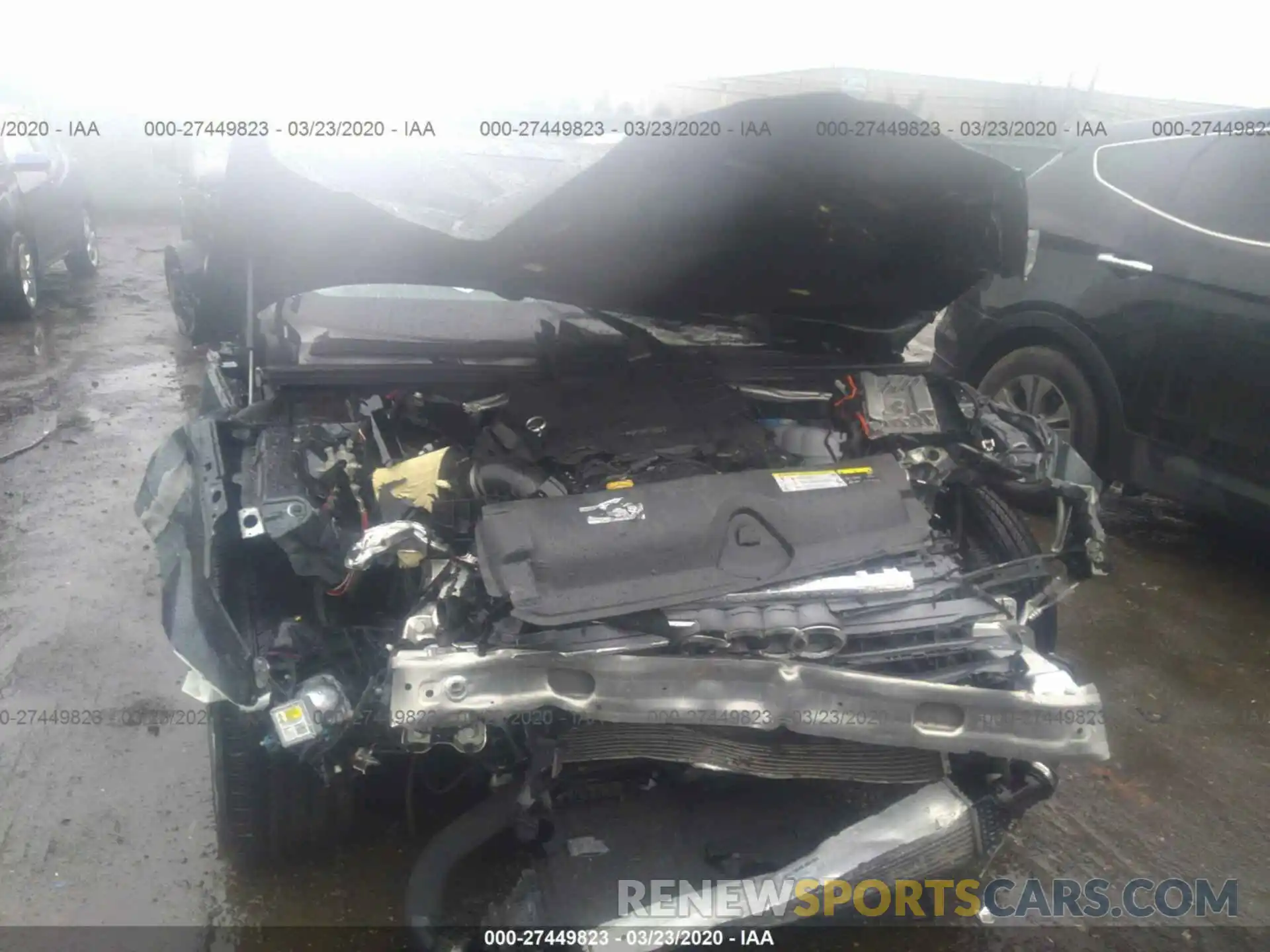 6 Photograph of a damaged car WAUDNAF42KA022272 AUDI A4 2019