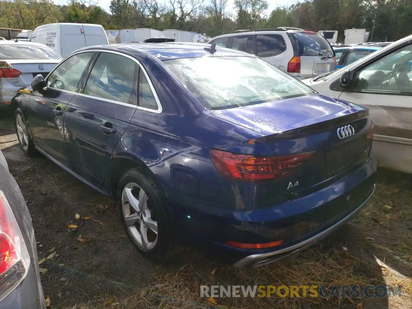 3 Photograph of a damaged car WAUDNAF42KA022336 AUDI A4 2019