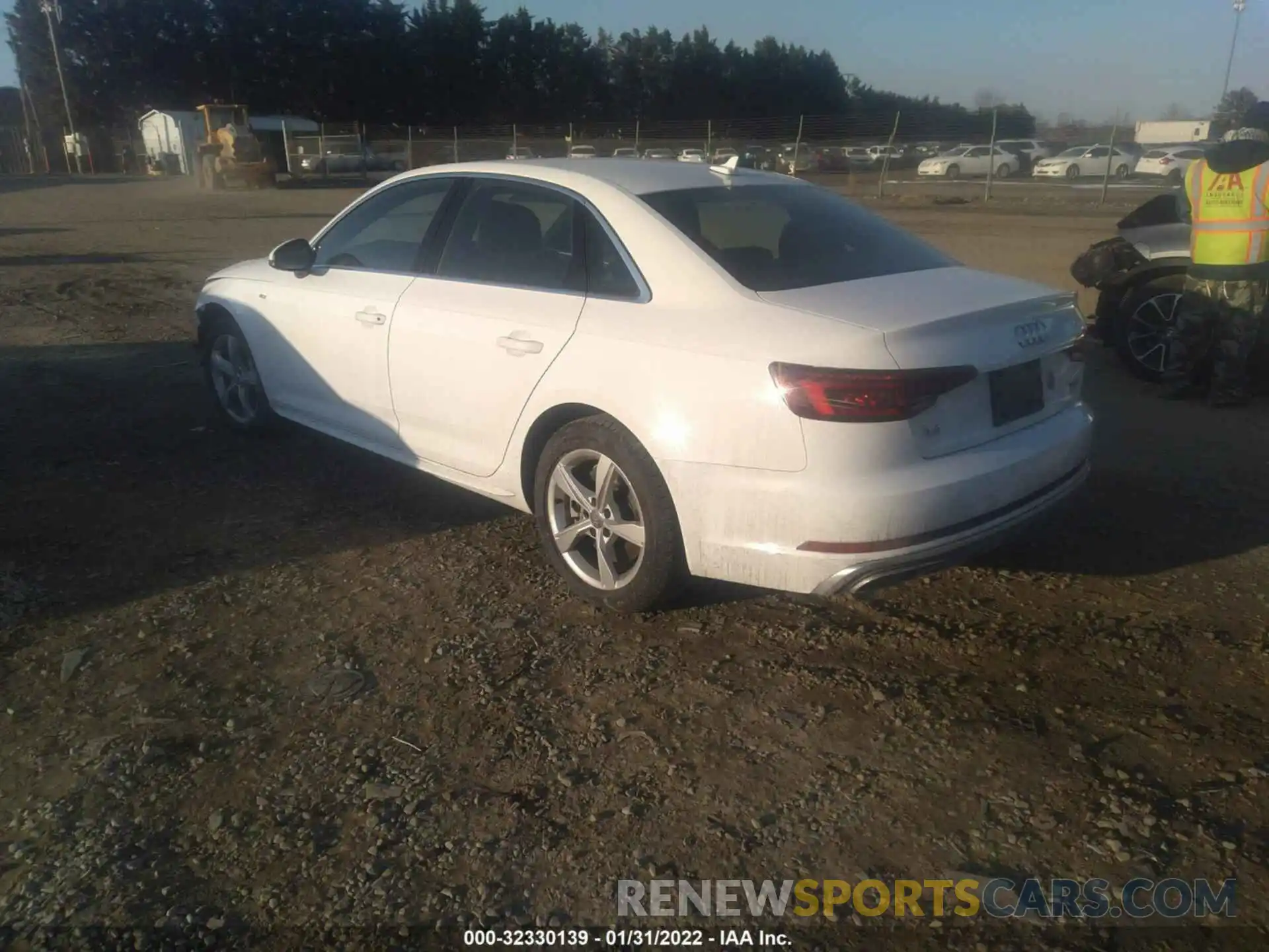 3 Photograph of a damaged car WAUDNAF42KA030761 AUDI A4 2019