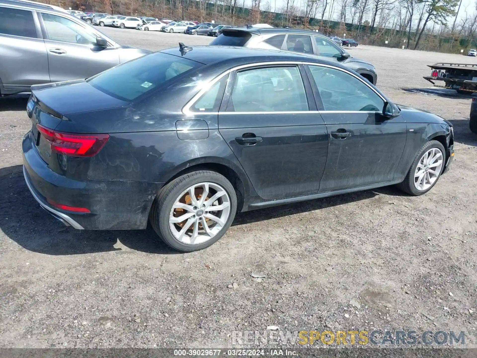 4 Фотография поврежденного автомобиля WAUDNAF42KN017209 AUDI A4 2019