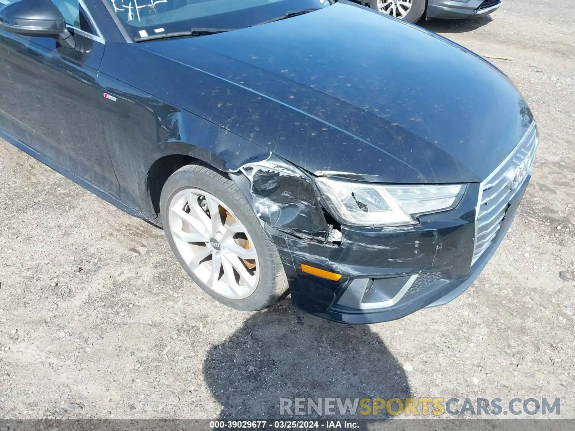 6 Photograph of a damaged car WAUDNAF42KN017209 AUDI A4 2019