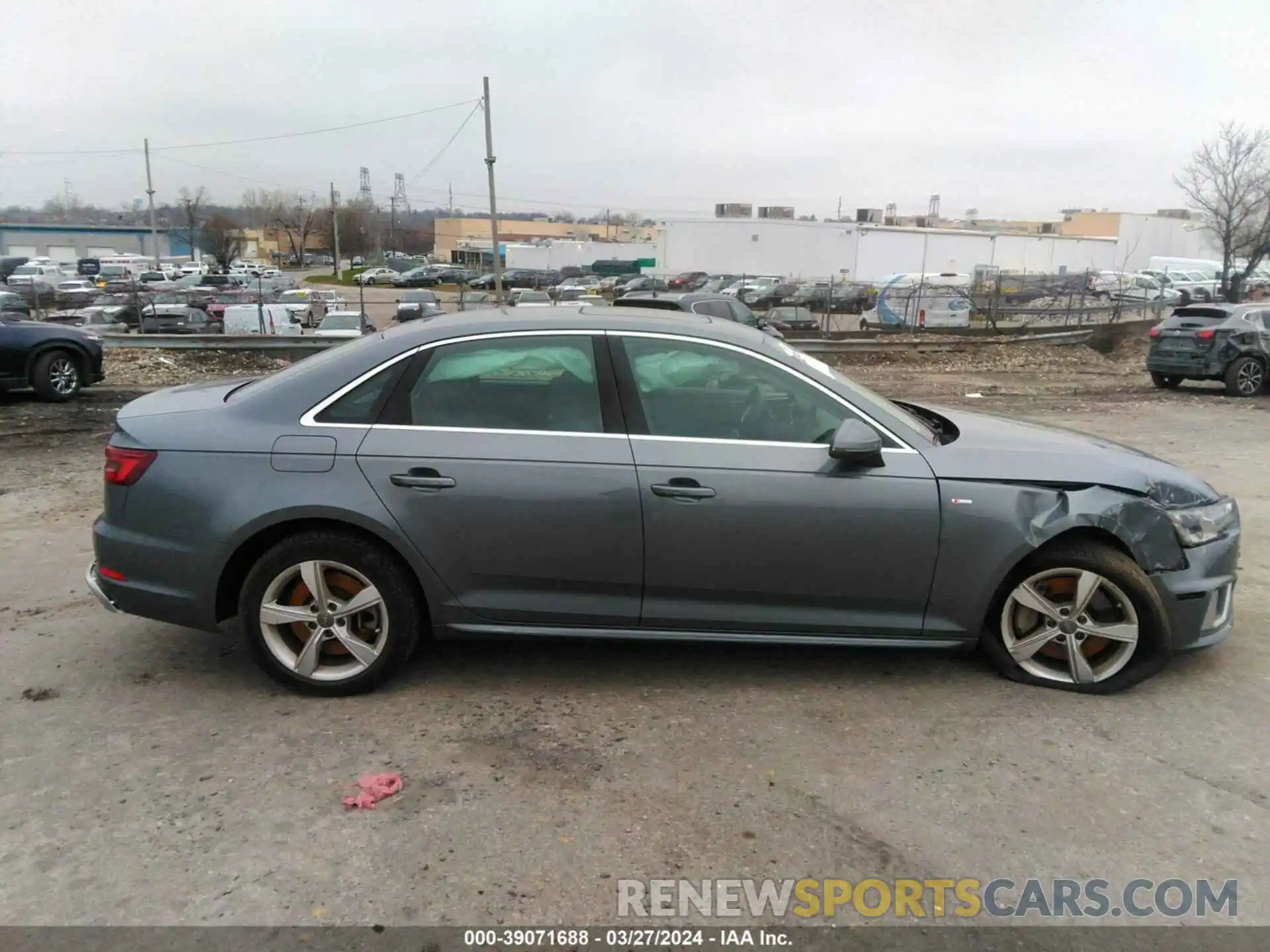 14 Photograph of a damaged car WAUDNAF42KN020045 AUDI A4 2019