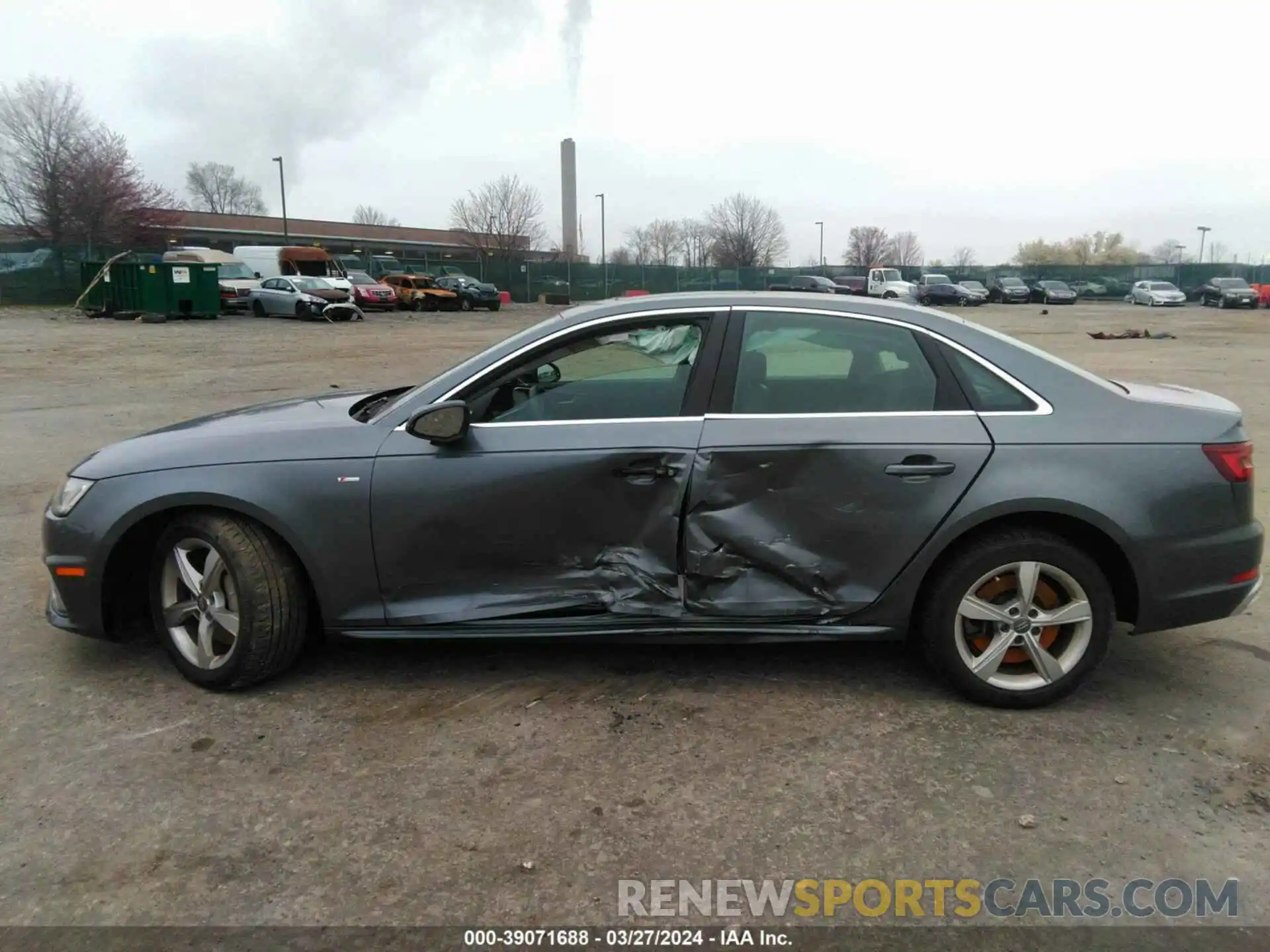 6 Photograph of a damaged car WAUDNAF42KN020045 AUDI A4 2019